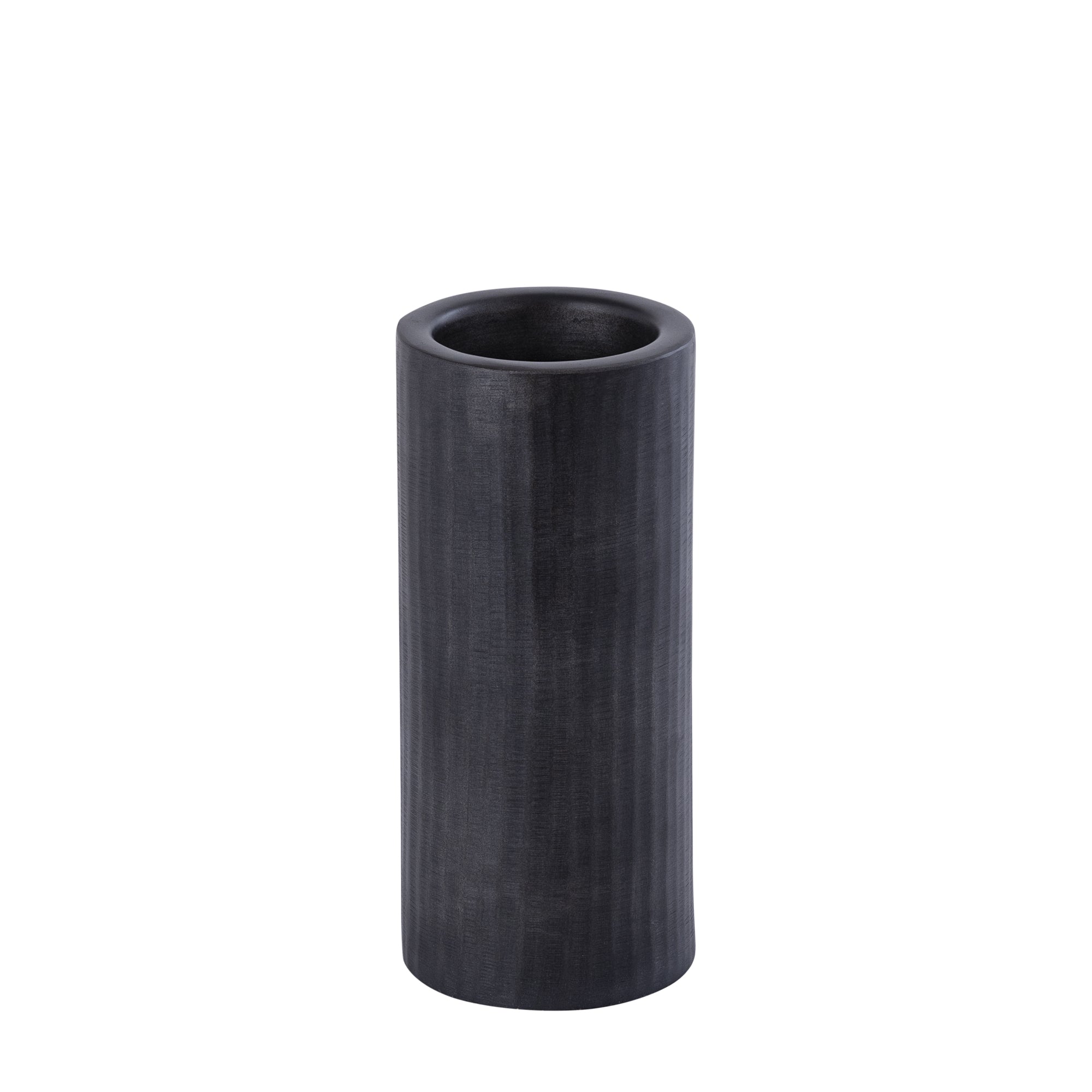Jowad Chandeliers en métal — Graphite Alu Candle Holder Rib - Gris
