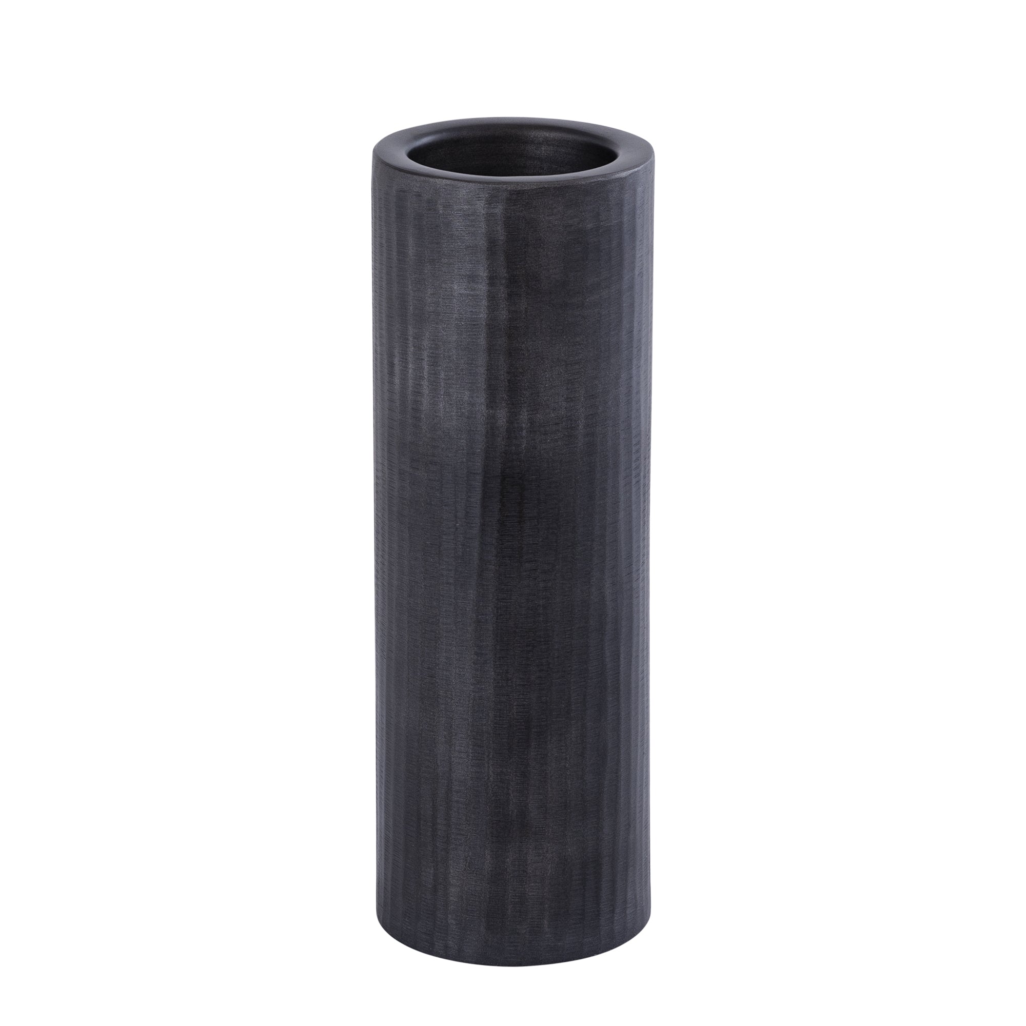Jowad Chandeliers en métal — Graphite Alu Candle Holder Rib - Gris