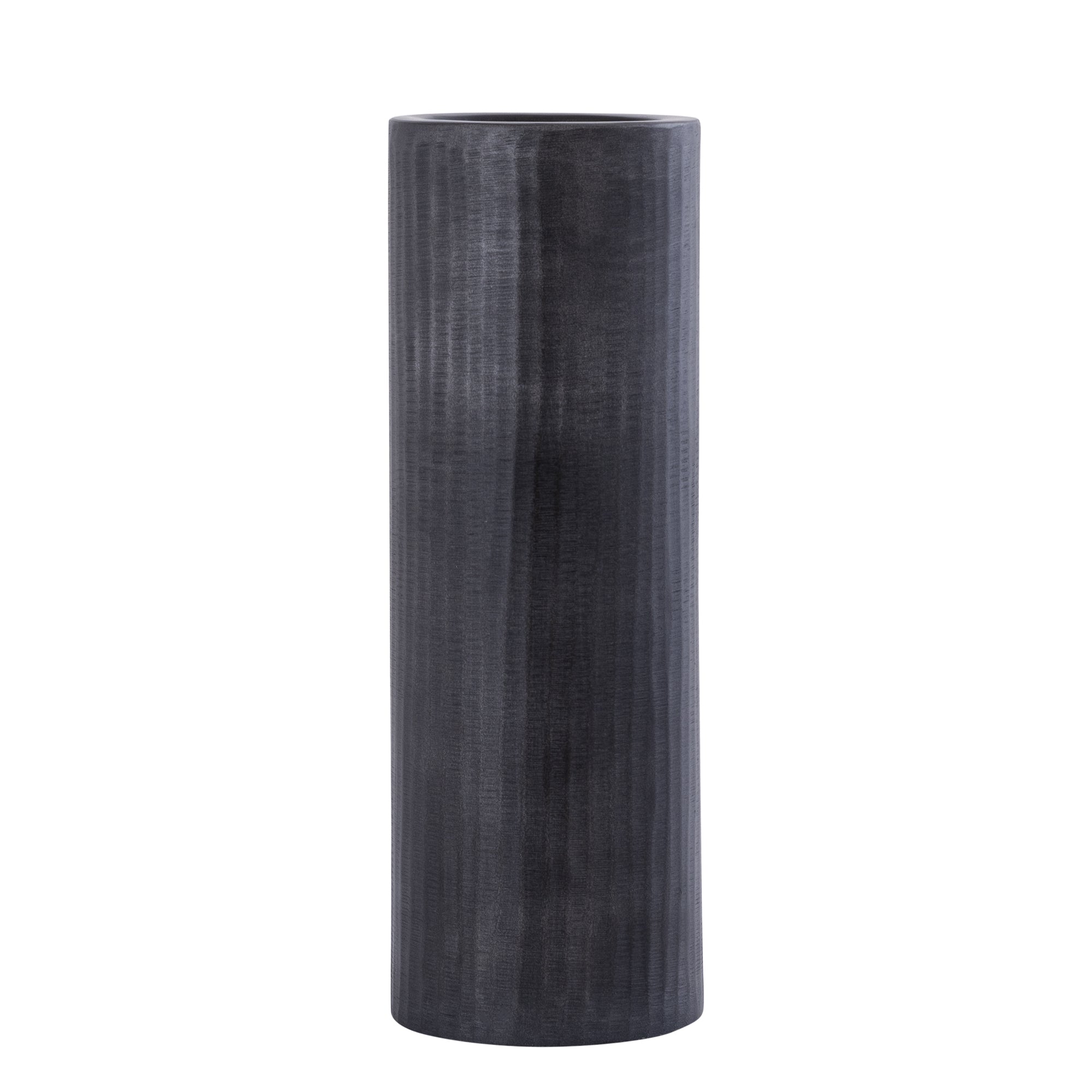 Jowad Chandeliers en métal — Graphite Alu Candle Holder Rib - Gris