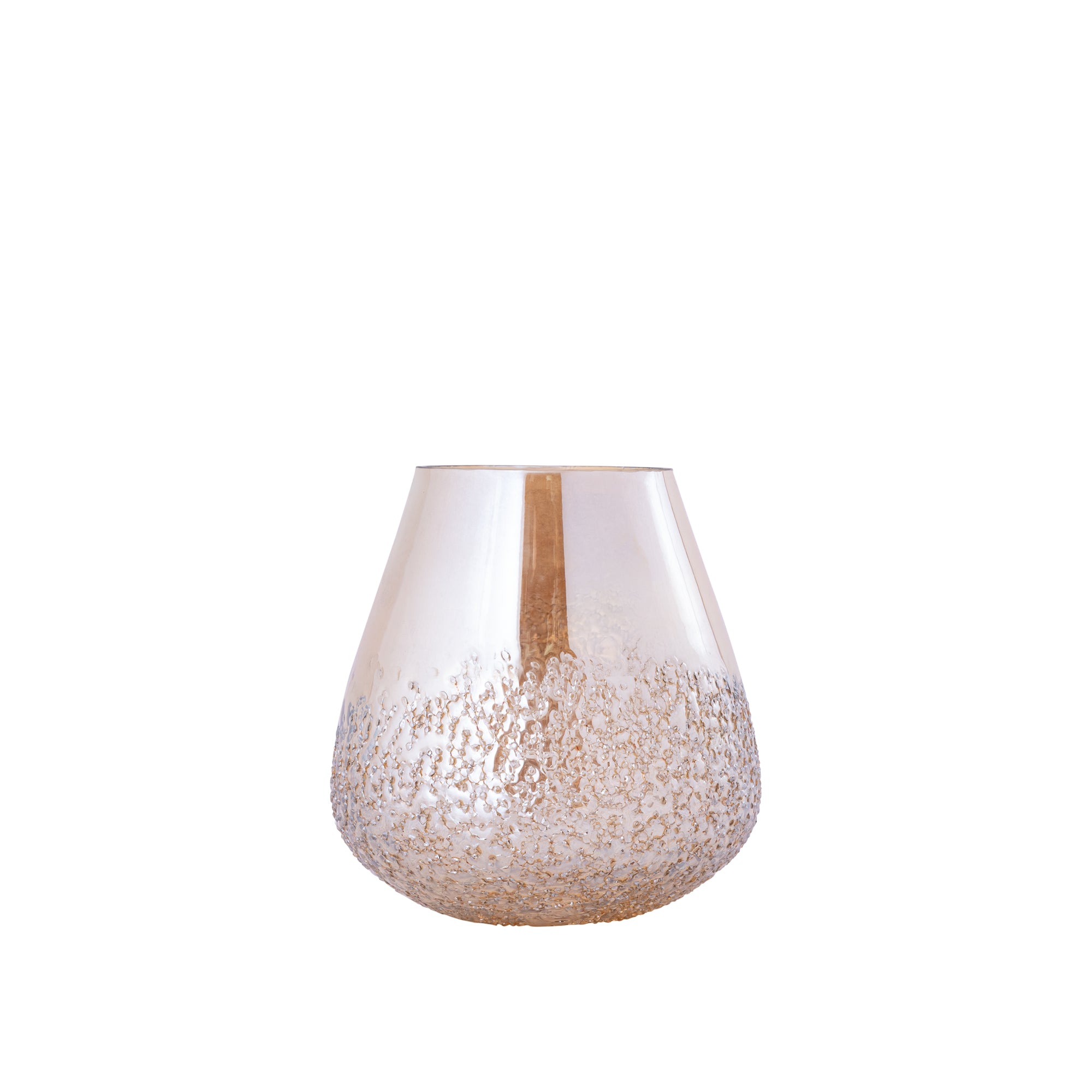 Ameara Bougeoirs en verre - Ambre