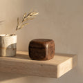 Boîte Kiasty — Marron Bois de Manguier cube S