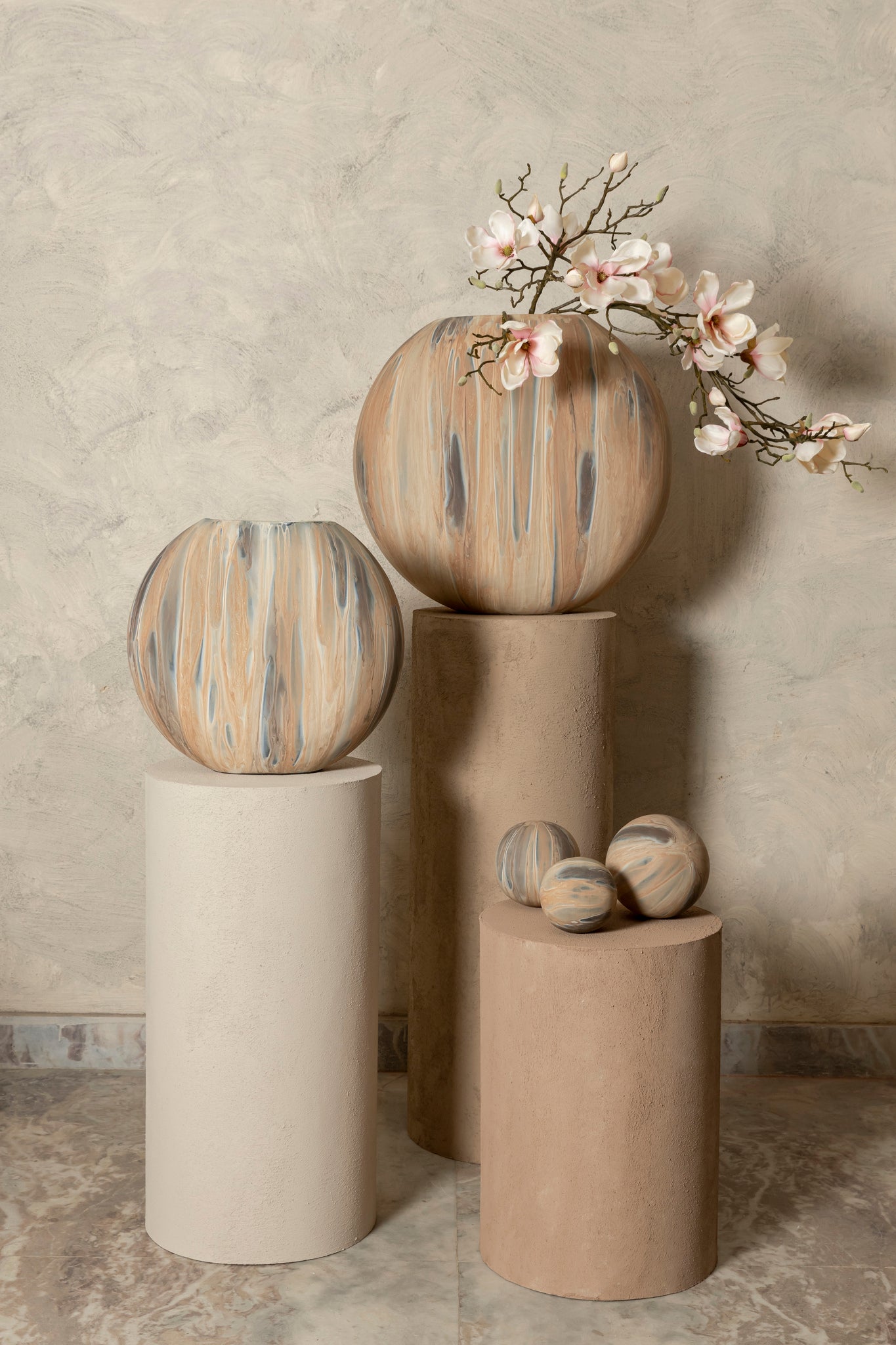 Meriko Pot en métal - S (40x14x35 cm)