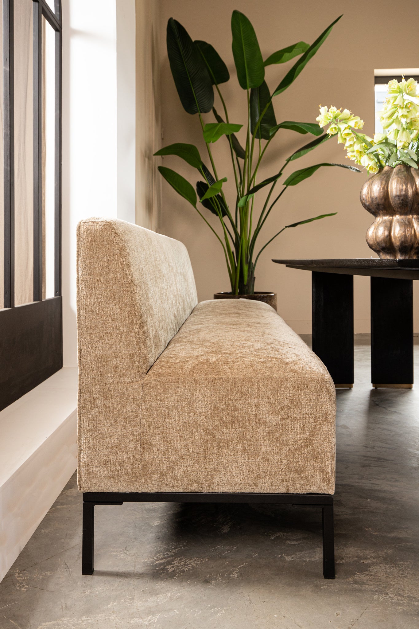 Xania dining bench armless 200cm - Photo 5
