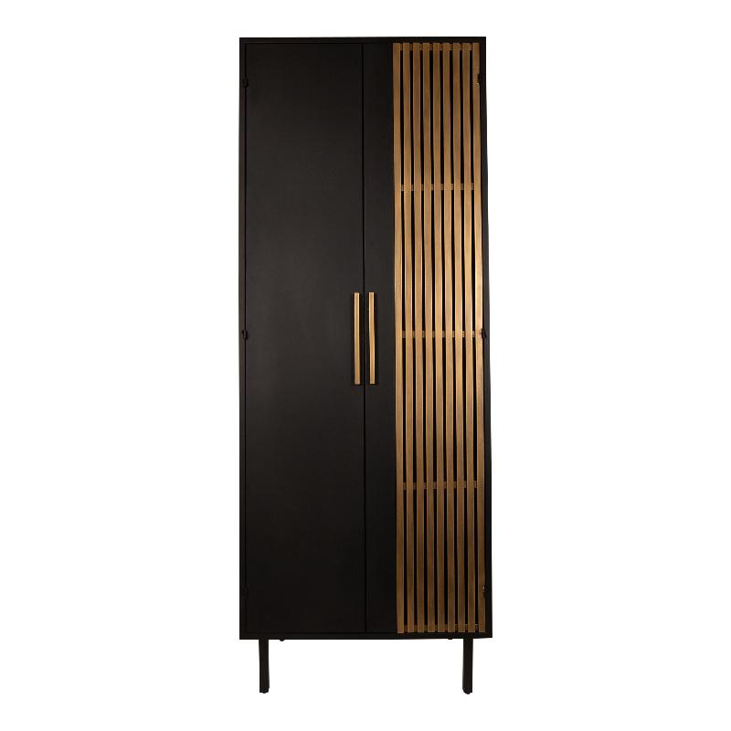 Sayan cabinet black and gold