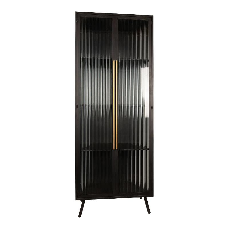 Caeleen cabinet black and gold