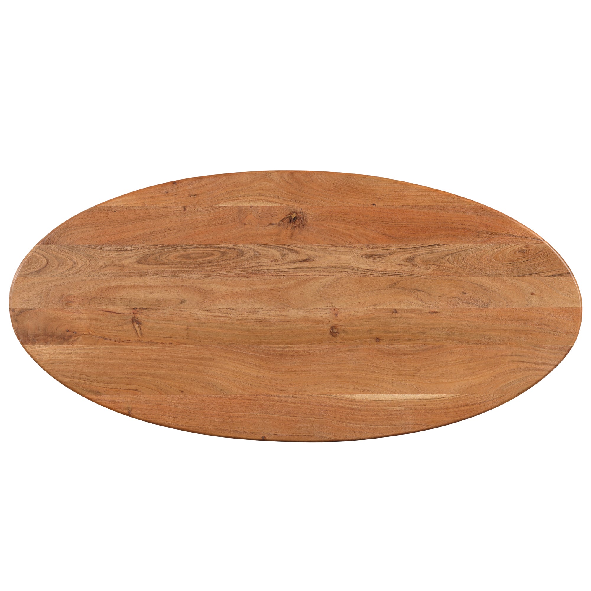 Nemo natural acacia wooden dining table oval 220cm