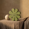 Zaniel Green mango wood flower shaped statue M
