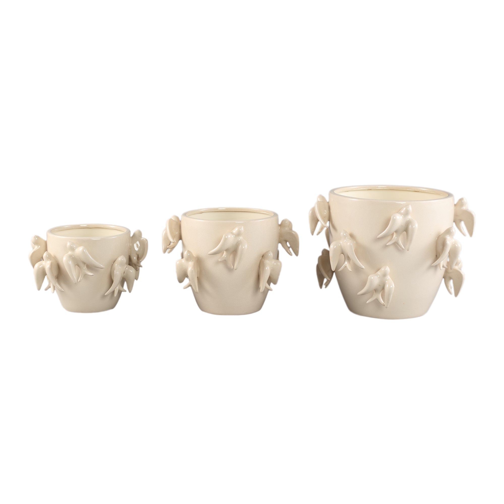 Pot Emmelyn — Céramique — Blanc
