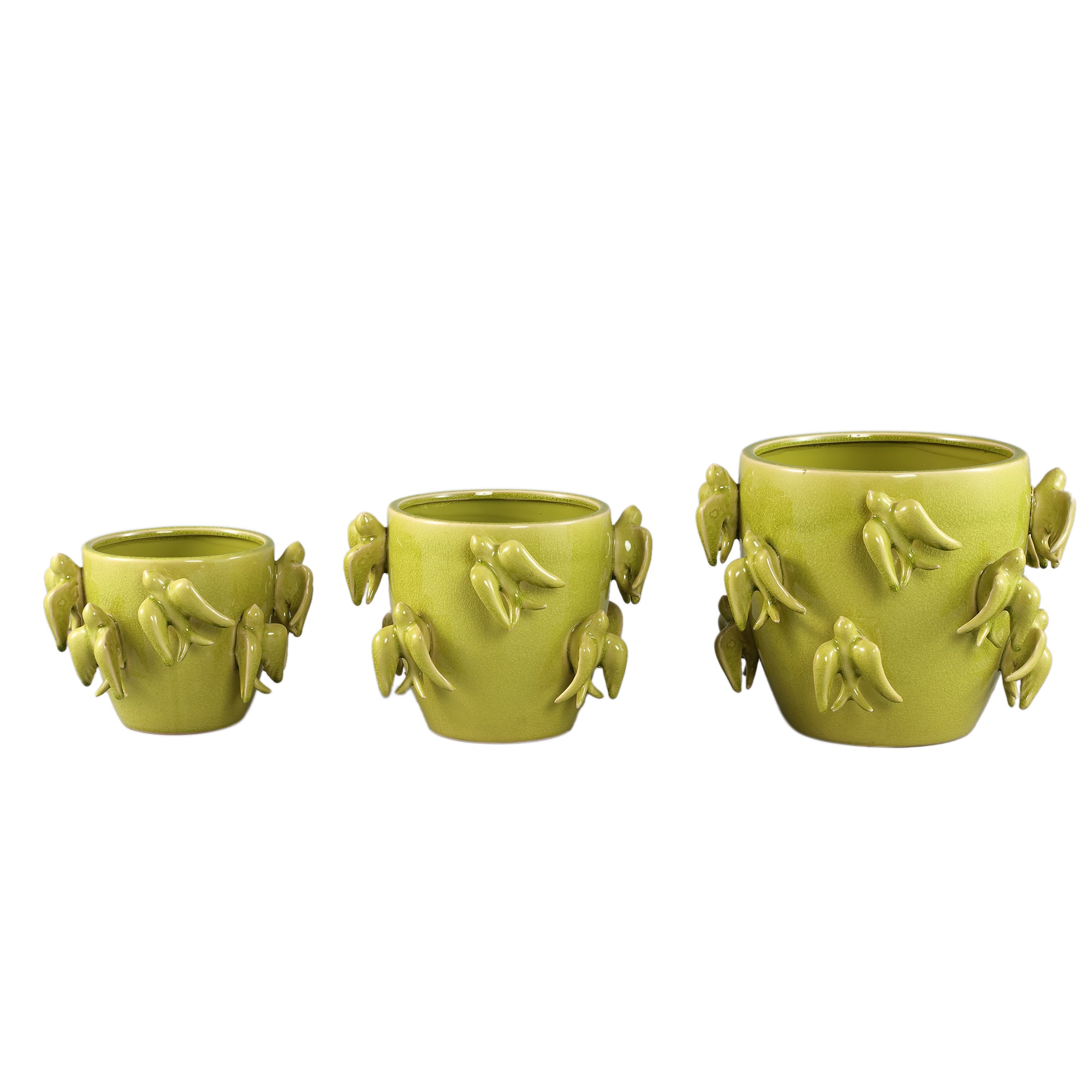 Pot Emmelyn — Céramique — Vert