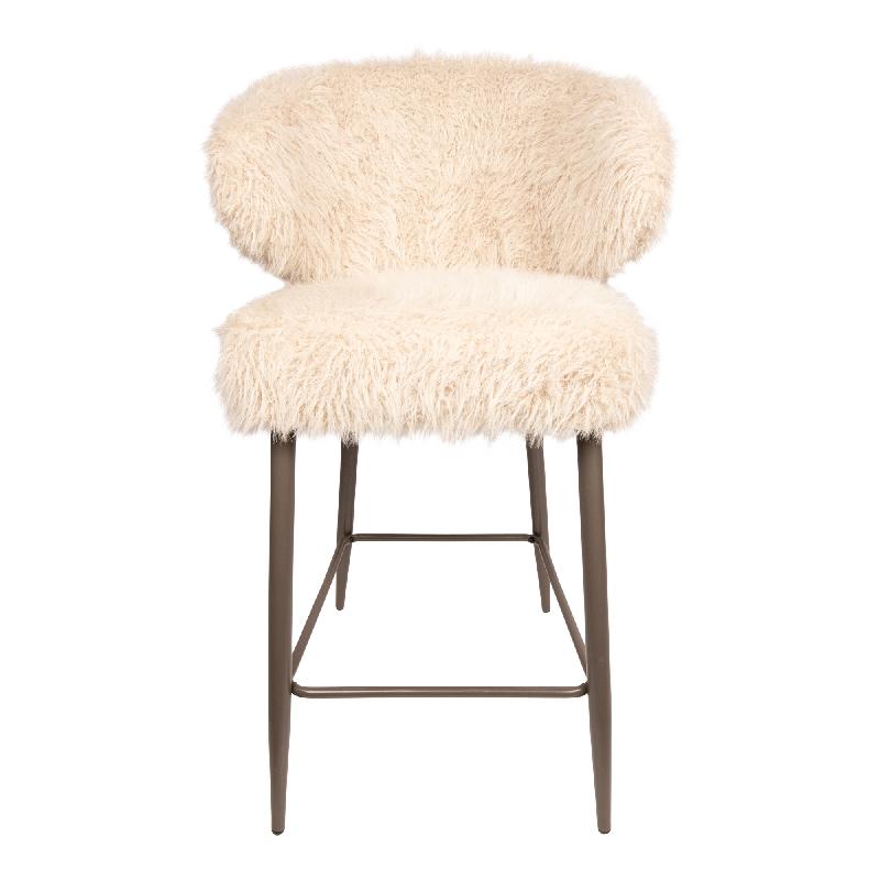 Ares Bar Chair Hair Beige