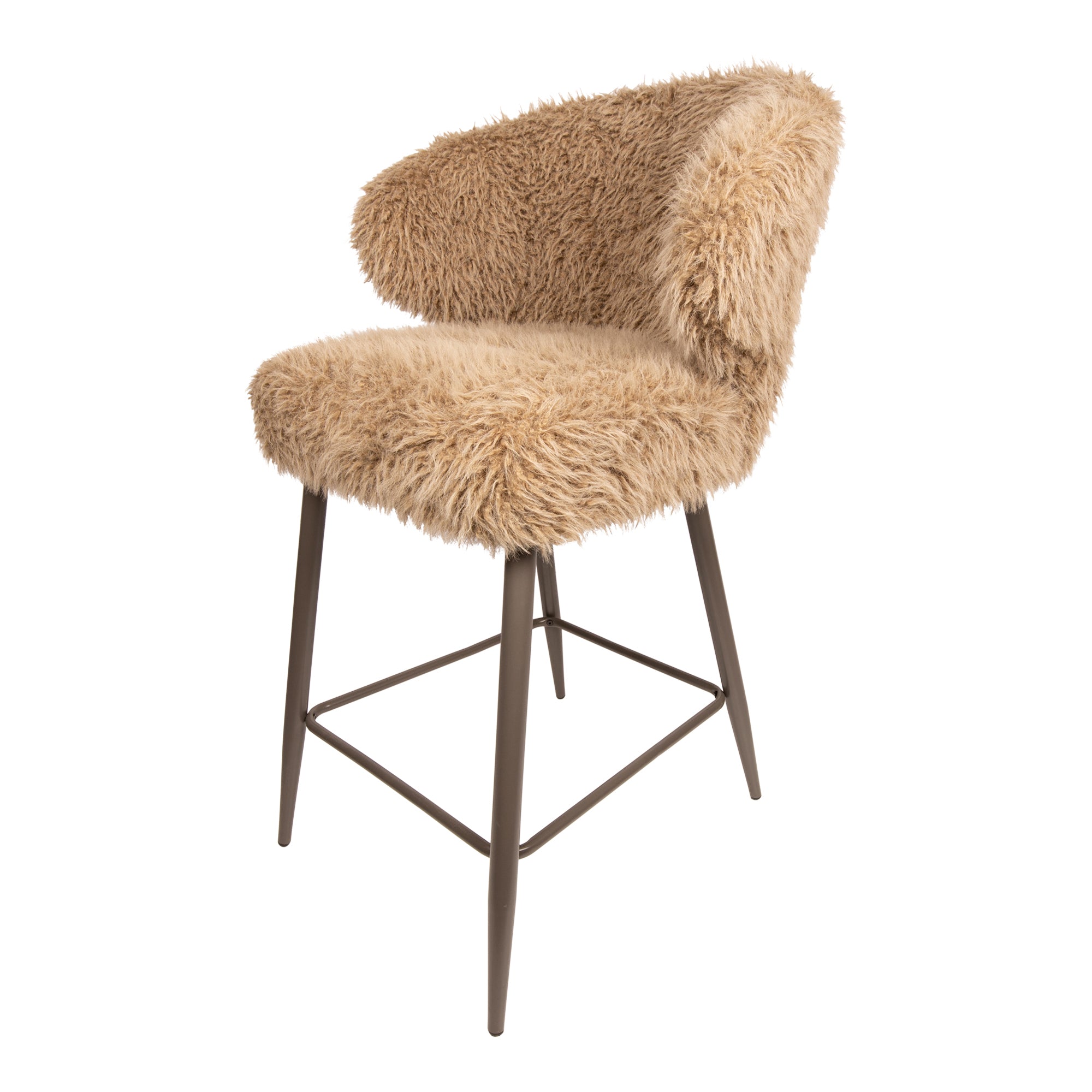 Ares Bar Chair Hair Brown - Photo 10