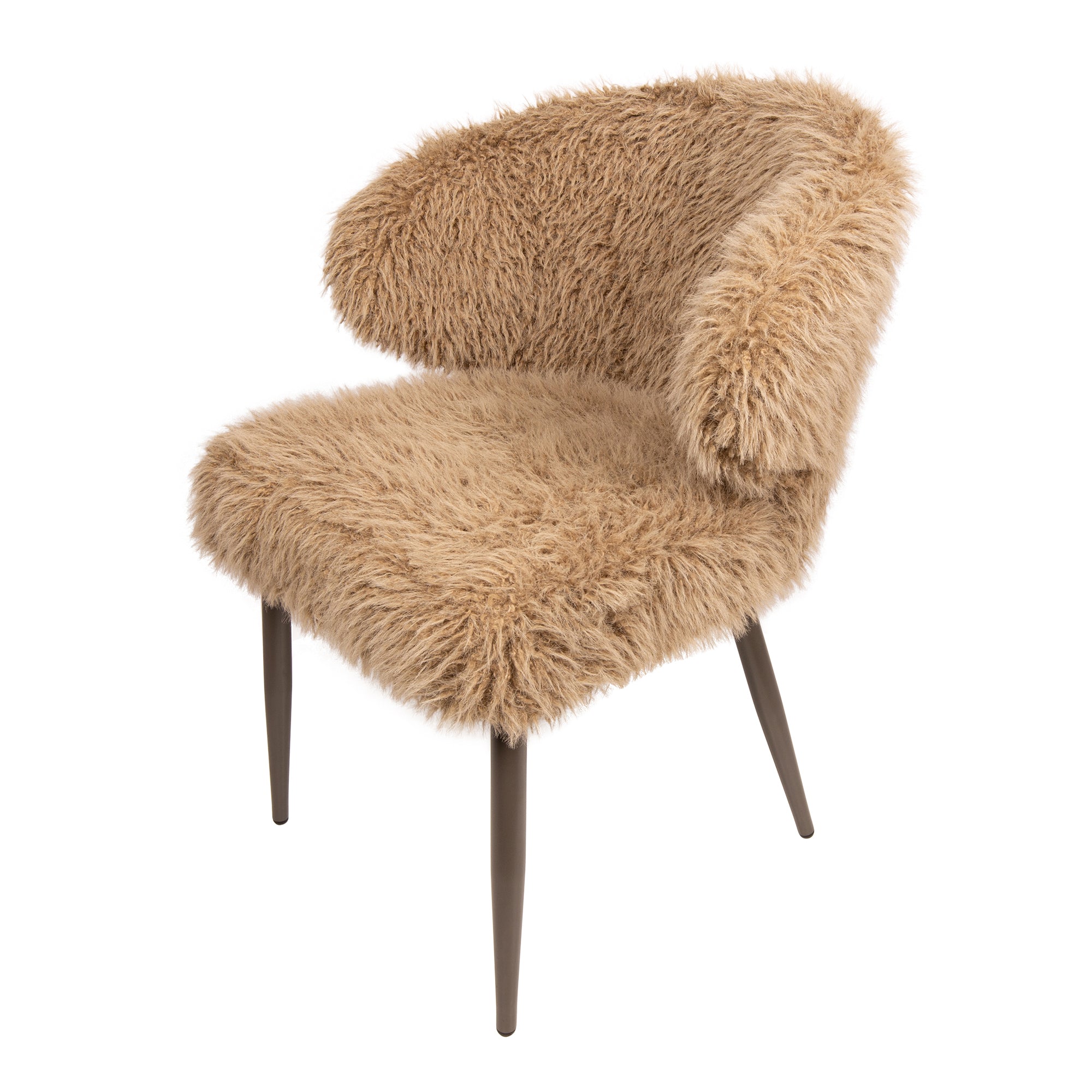 Ares Dining Chair Hair Brown - Photo 9