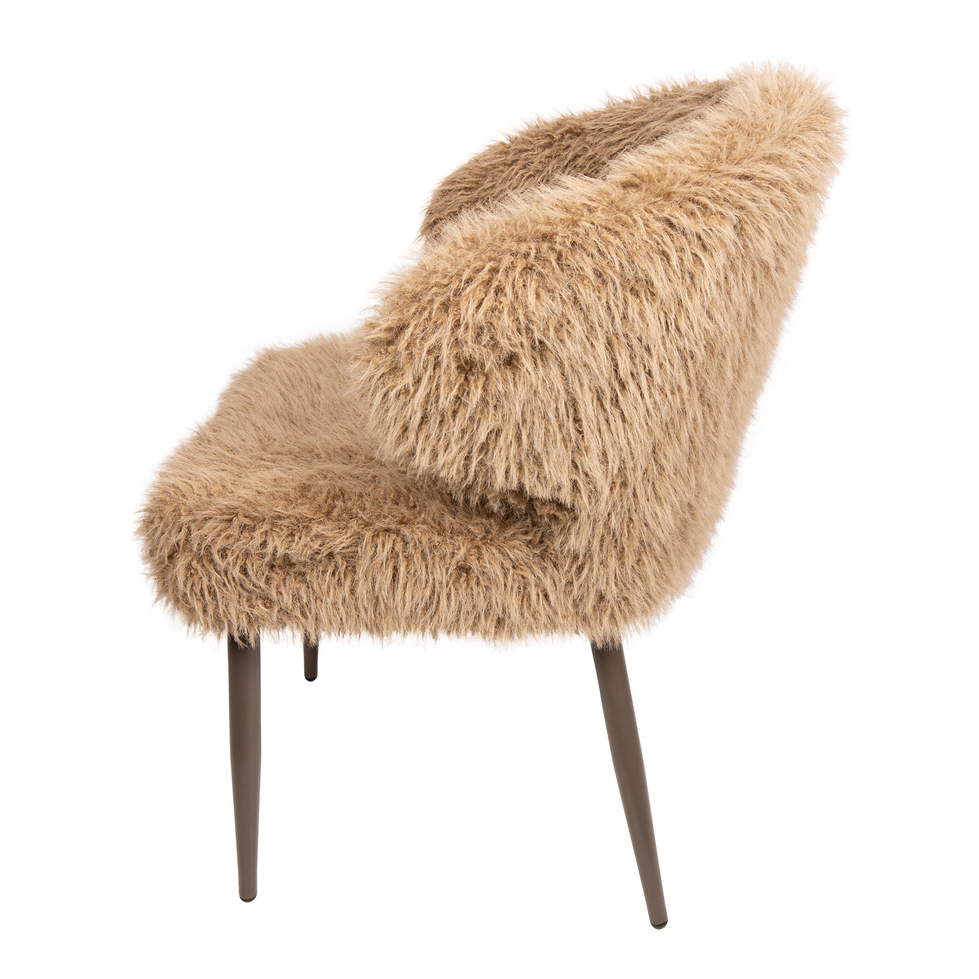 Ares Dining Chair Hair Brown - Photo 5