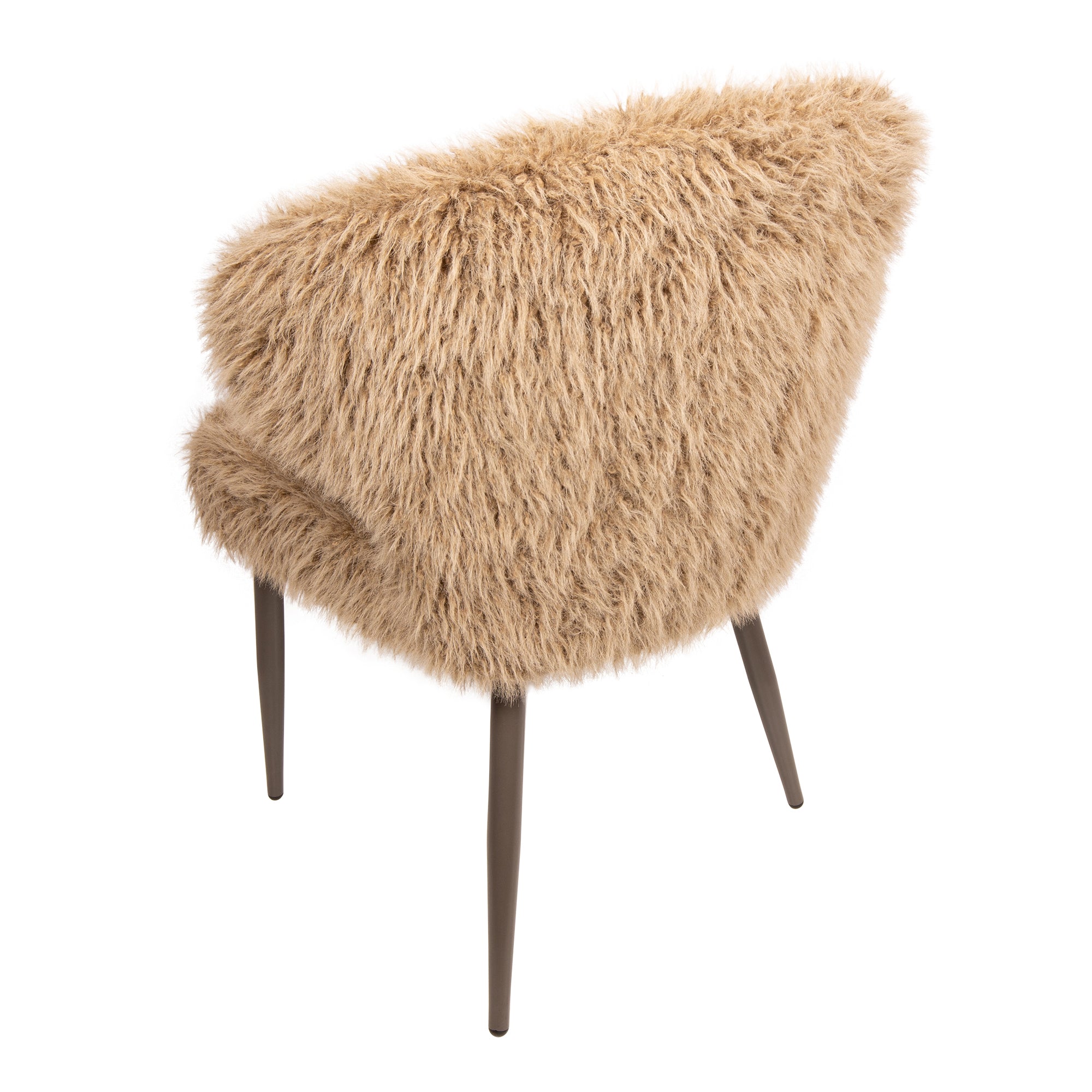 Ares Dining Chair Hair Brown - Photo 4