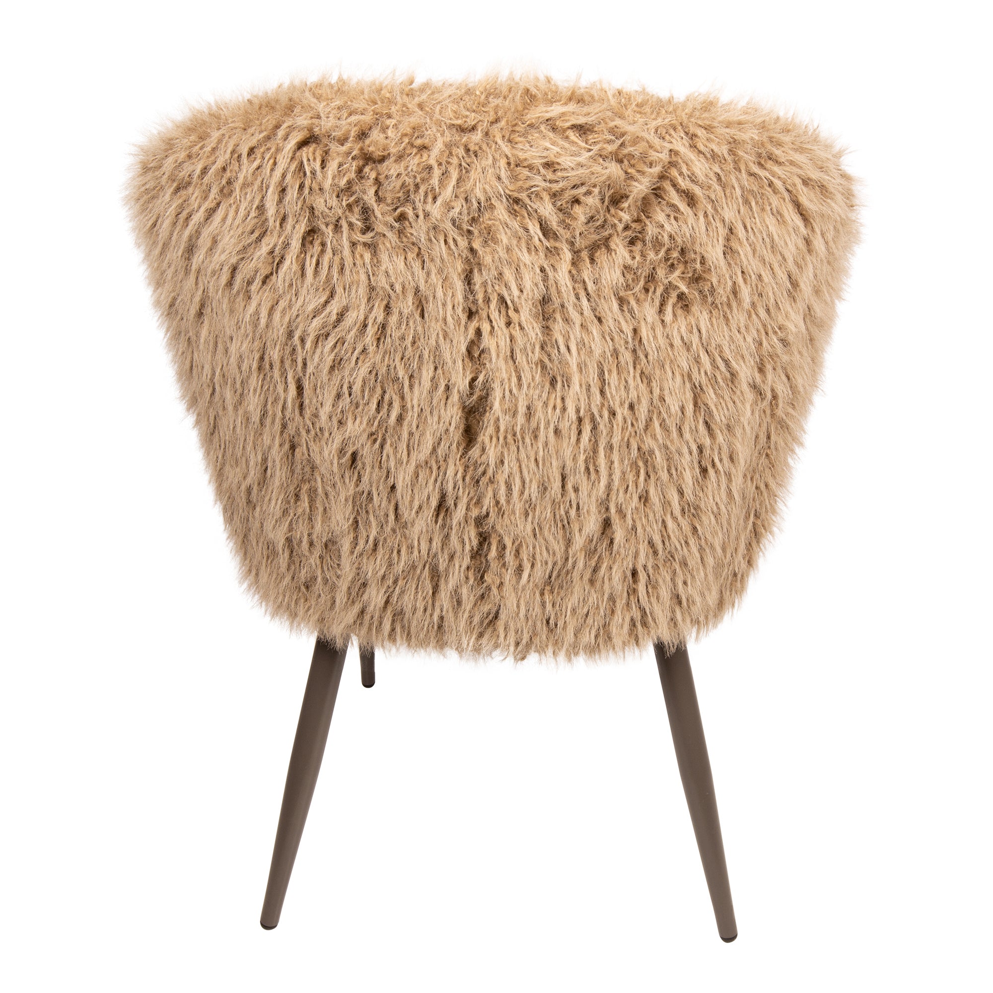 Ares Dining Chair Hair Brown - Photo 3