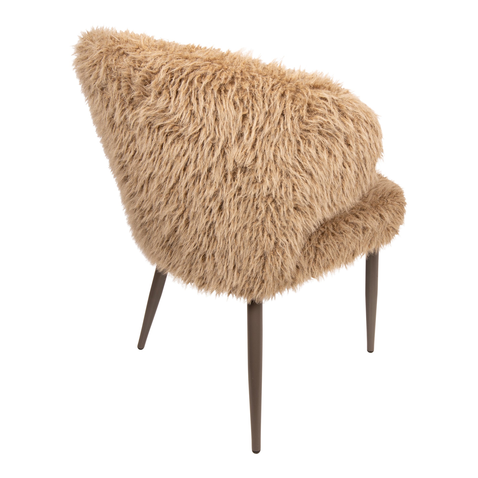 Ares Dining Chair Hair Brown - Photo 2