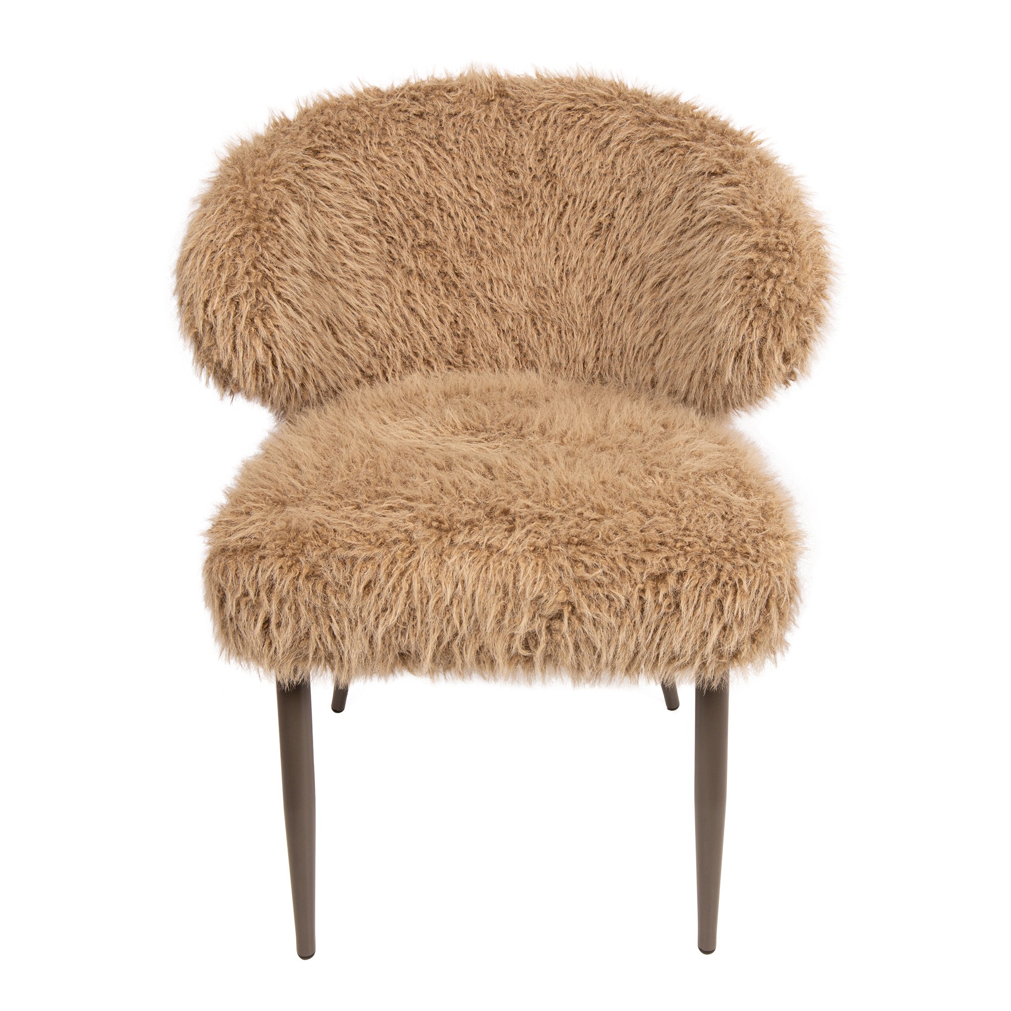 Ares Dining Chair Hair Brown - Photo 10