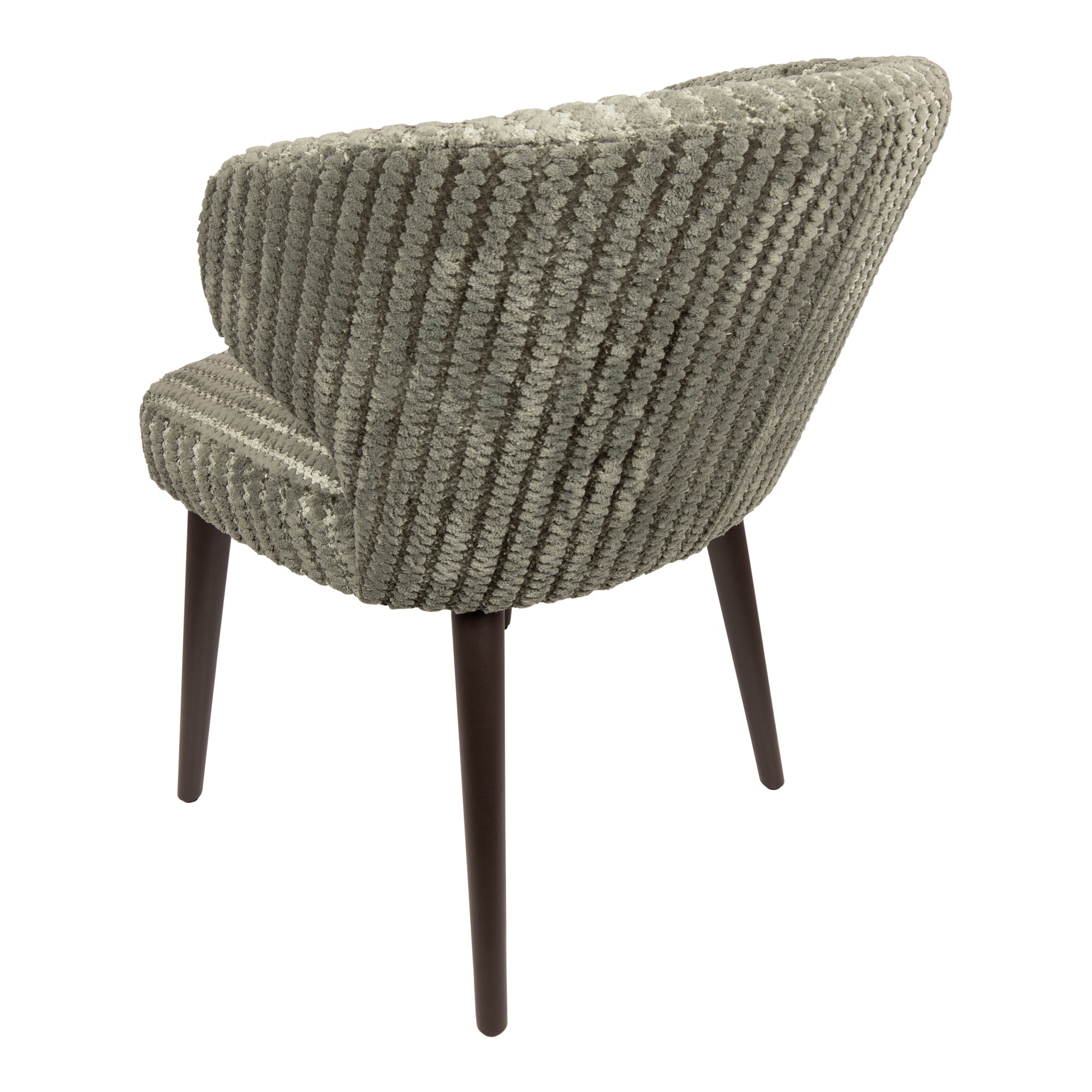 Fiori Green 13 dining chair dark brown wood legs - Photo 3