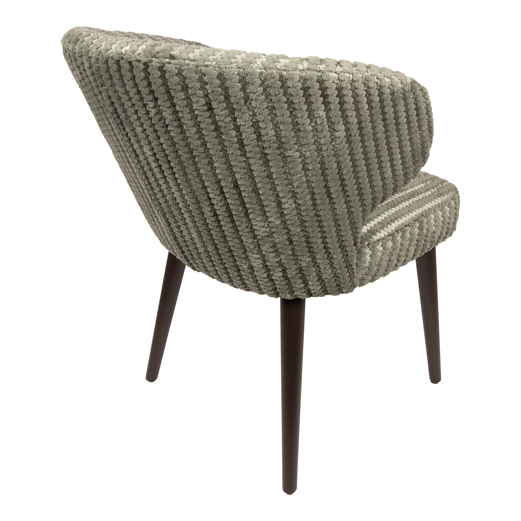 Fiori Green 13 dining chair dark brown wood legs - Photo 9
