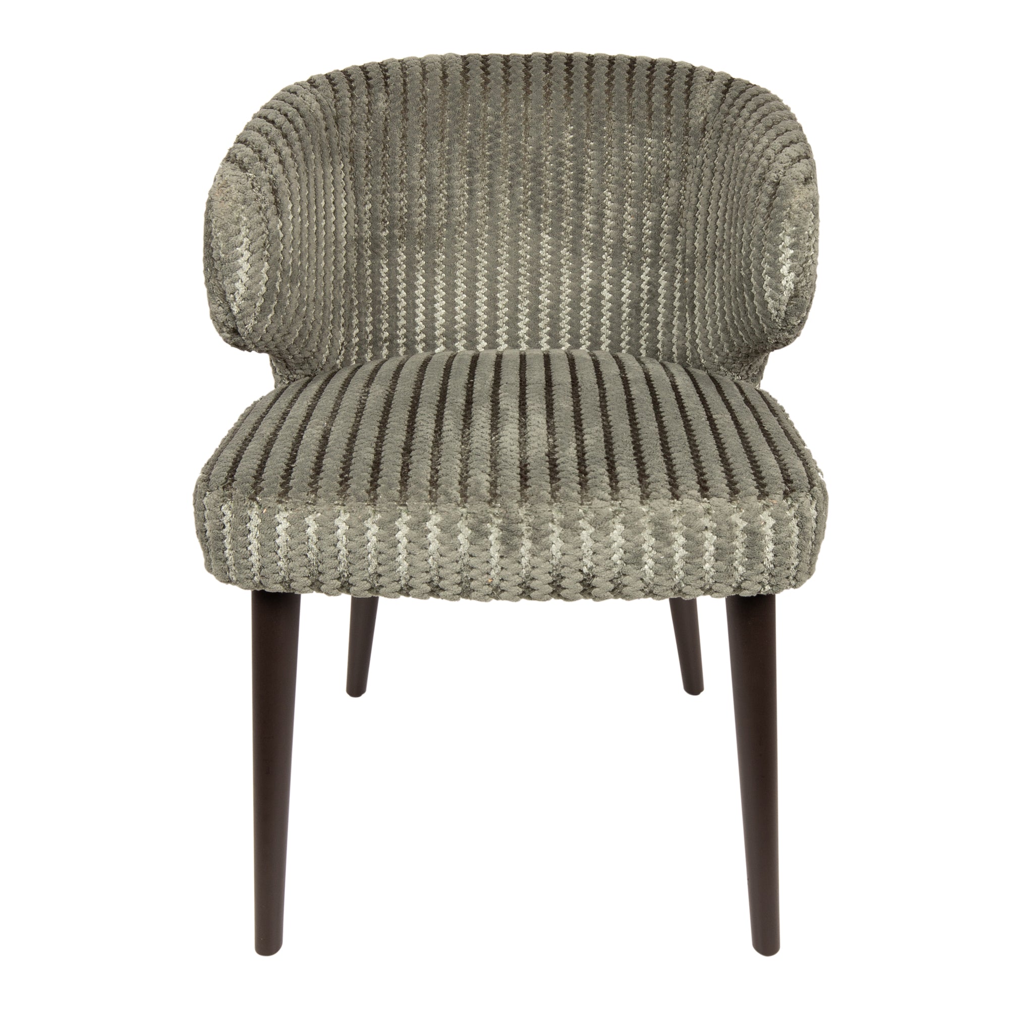 Fiori Green 13 dining chair dark brown wood legs - Photo 11