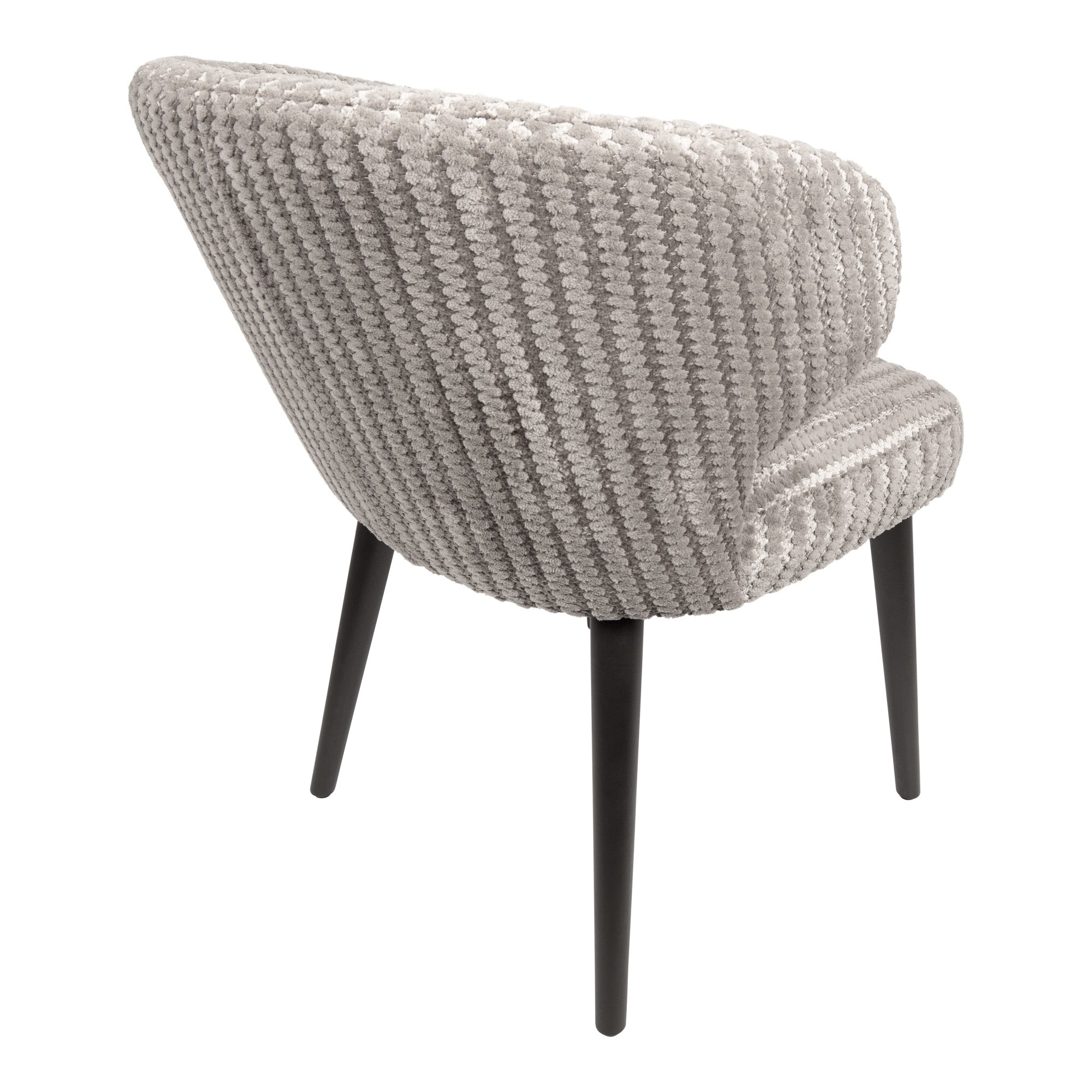 Fiori Beige 09 dining chair dark brown wood legs - Photo 4