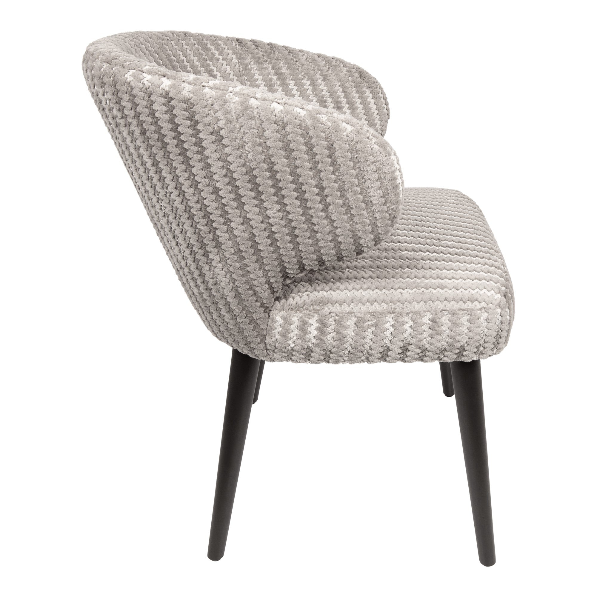 Fiori Beige 09 dining chair dark brown wood legs - Photo 10
