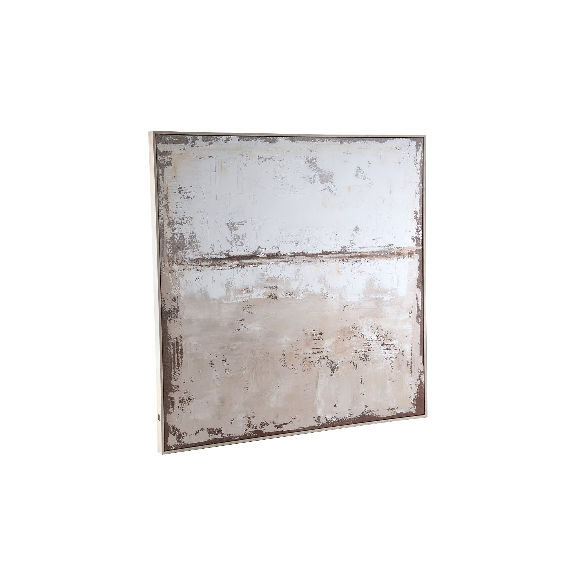 Asante Natural canvas paint wallpanel square frame