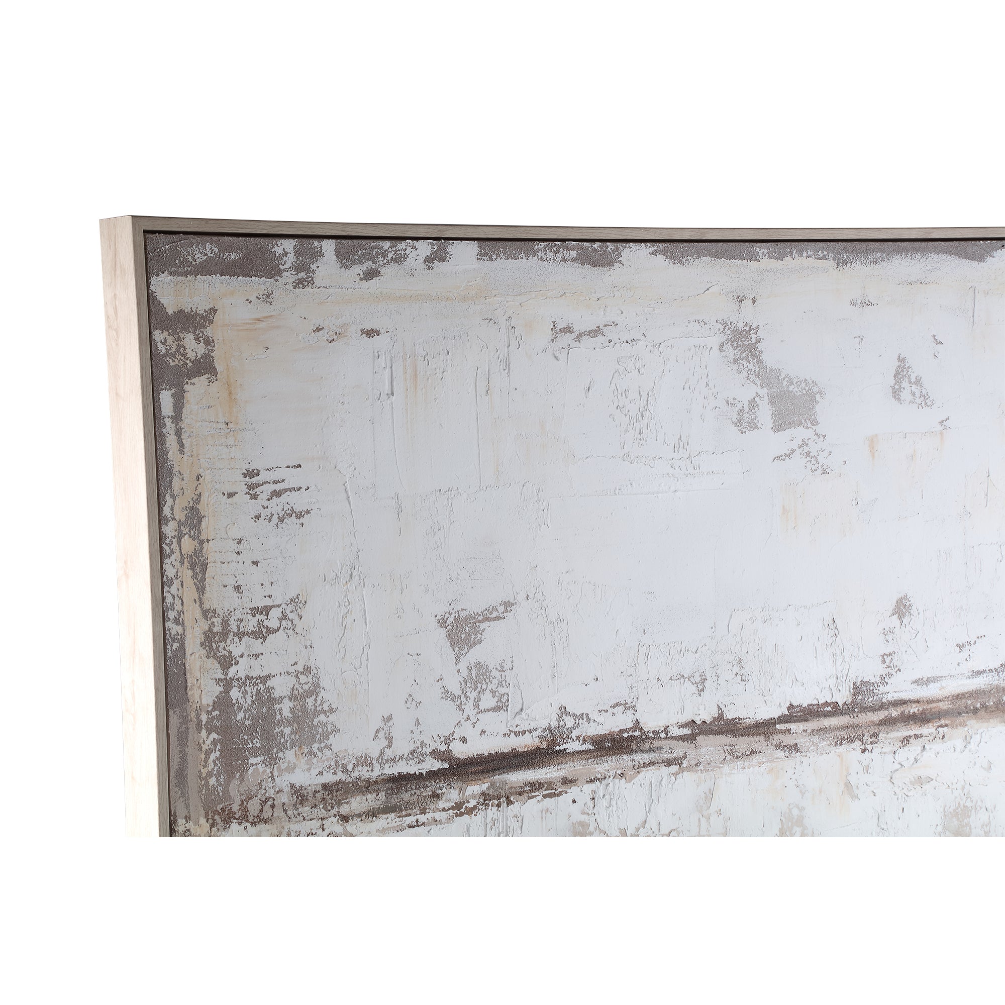 Asante Natural canvas paint wallpanel square frame