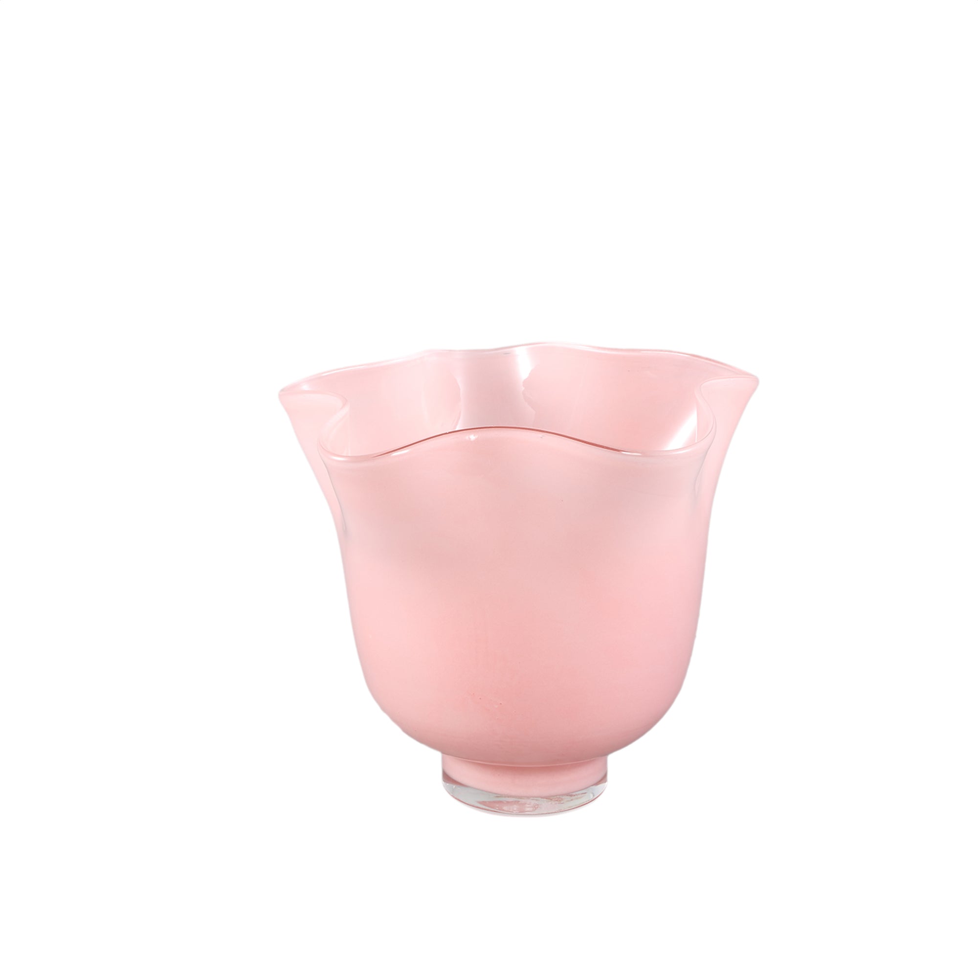 Macarena Bougeoirs en verre - Rose clair