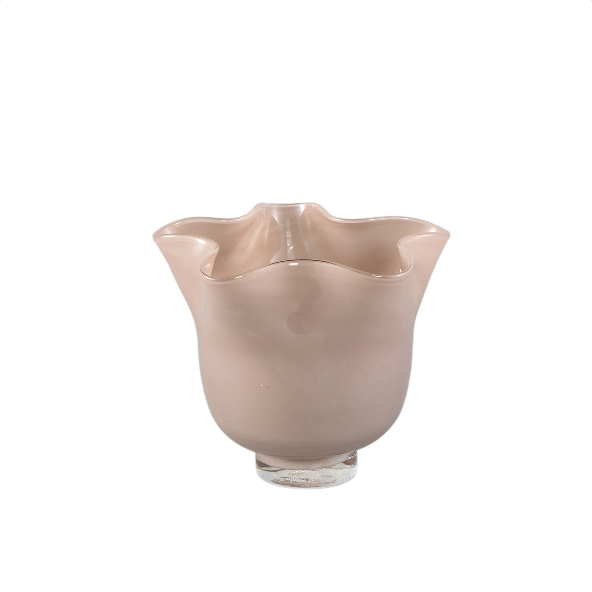 Macarena Bougeoirs en verre - Marron