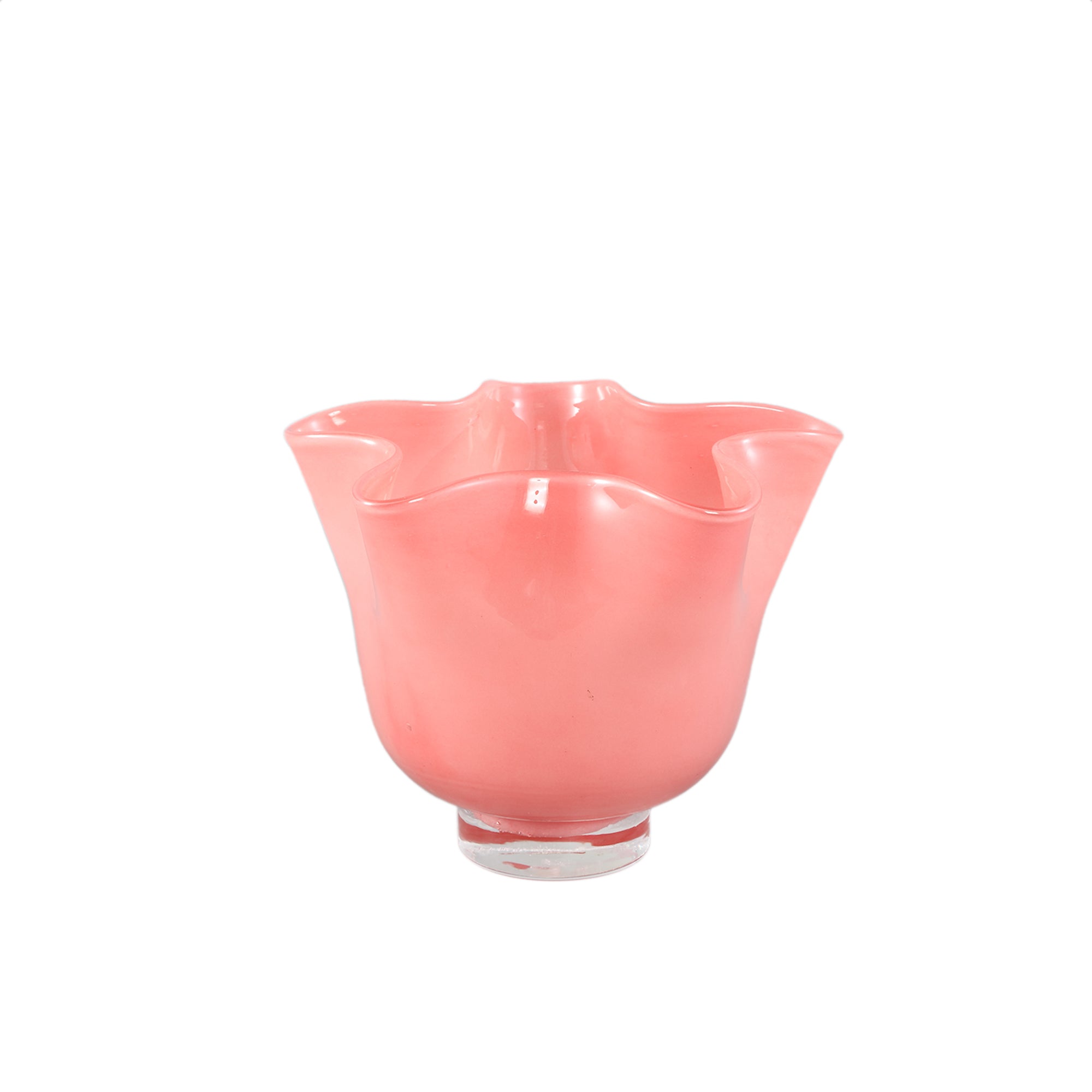 Macarena Bougeoirs en verre - Dark Pink