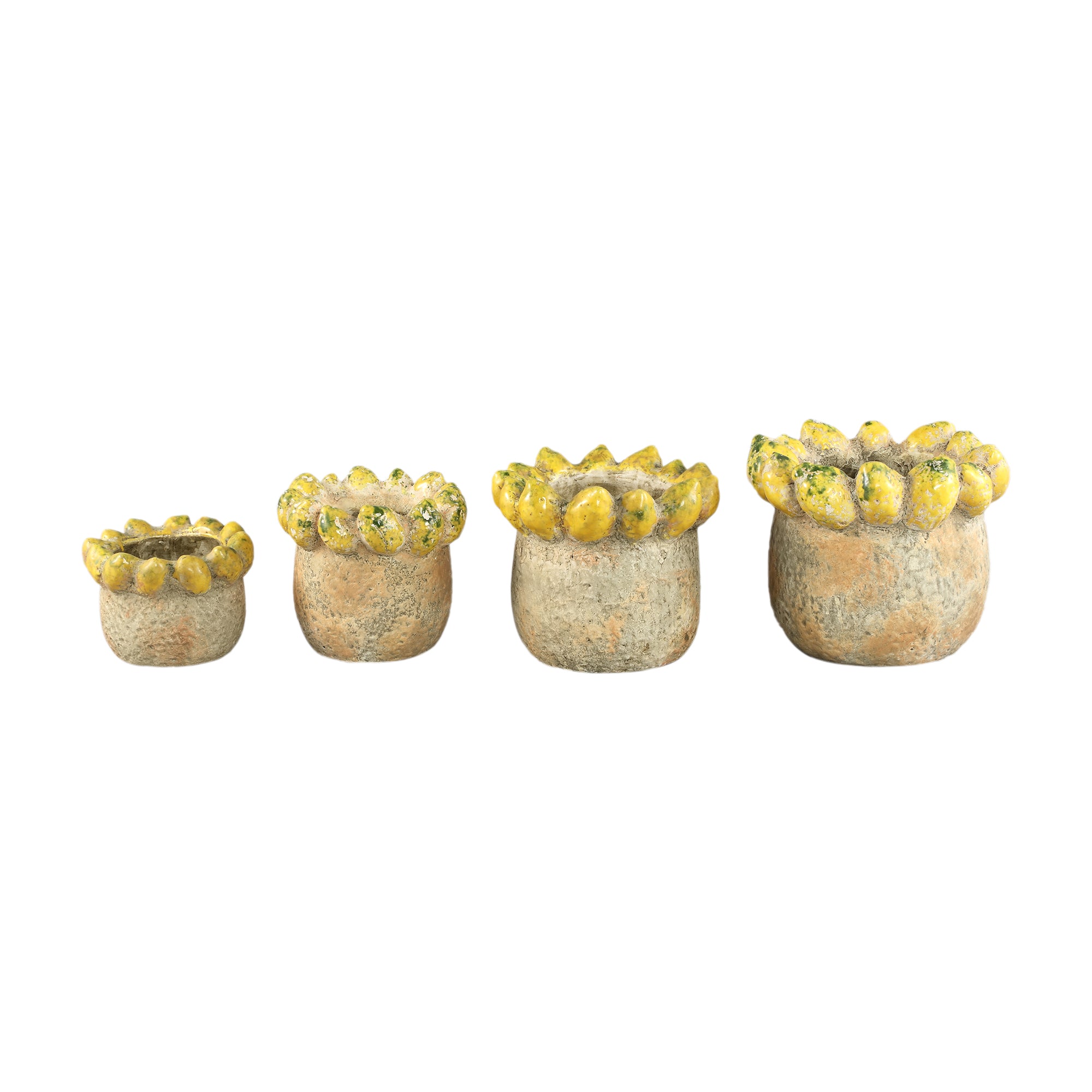 Fruitsy Pot en céramique - Jaune