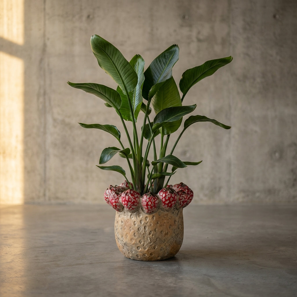 Fruitsy Pot en céramique - Rouge