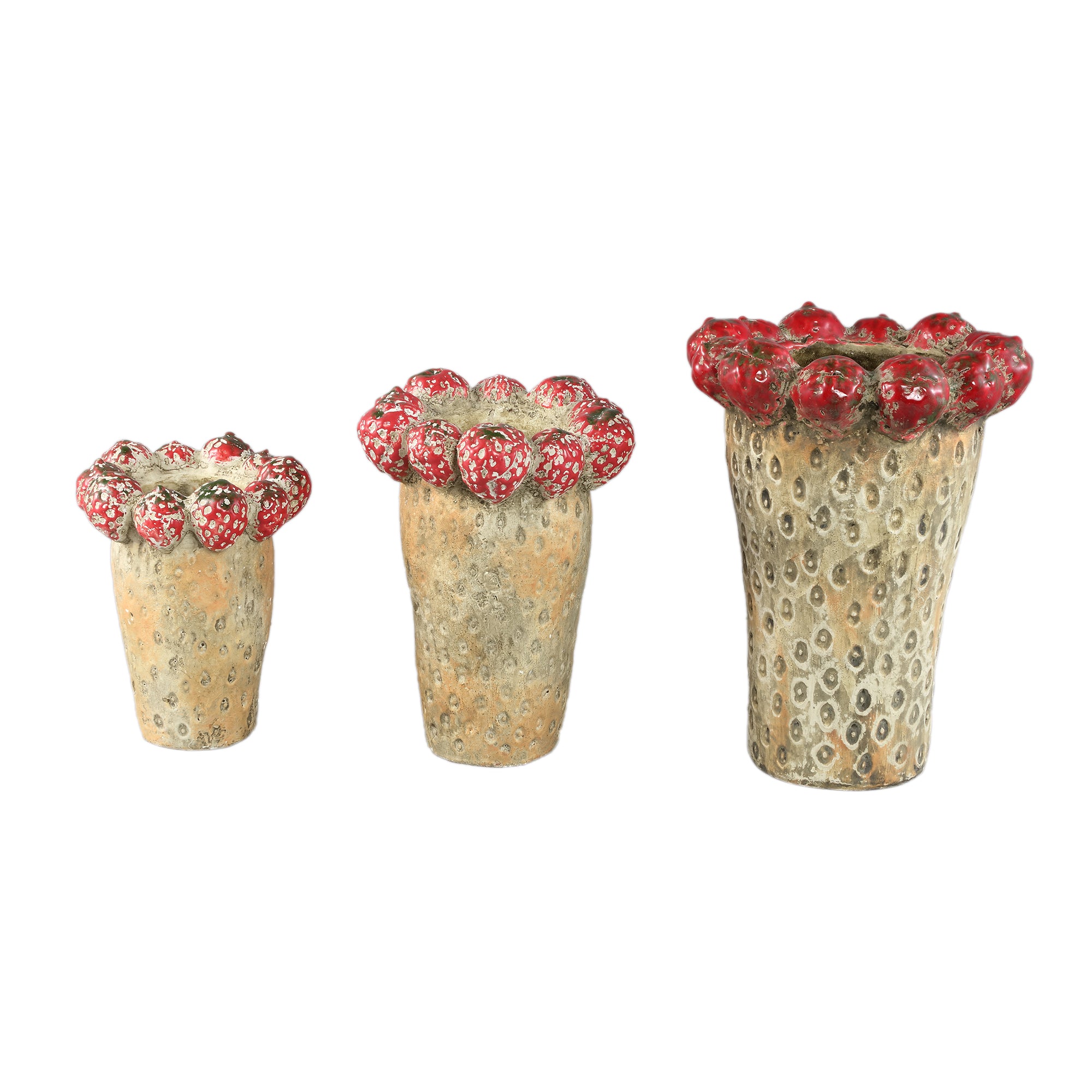 Fruitsy Pot en céramique - Rouge