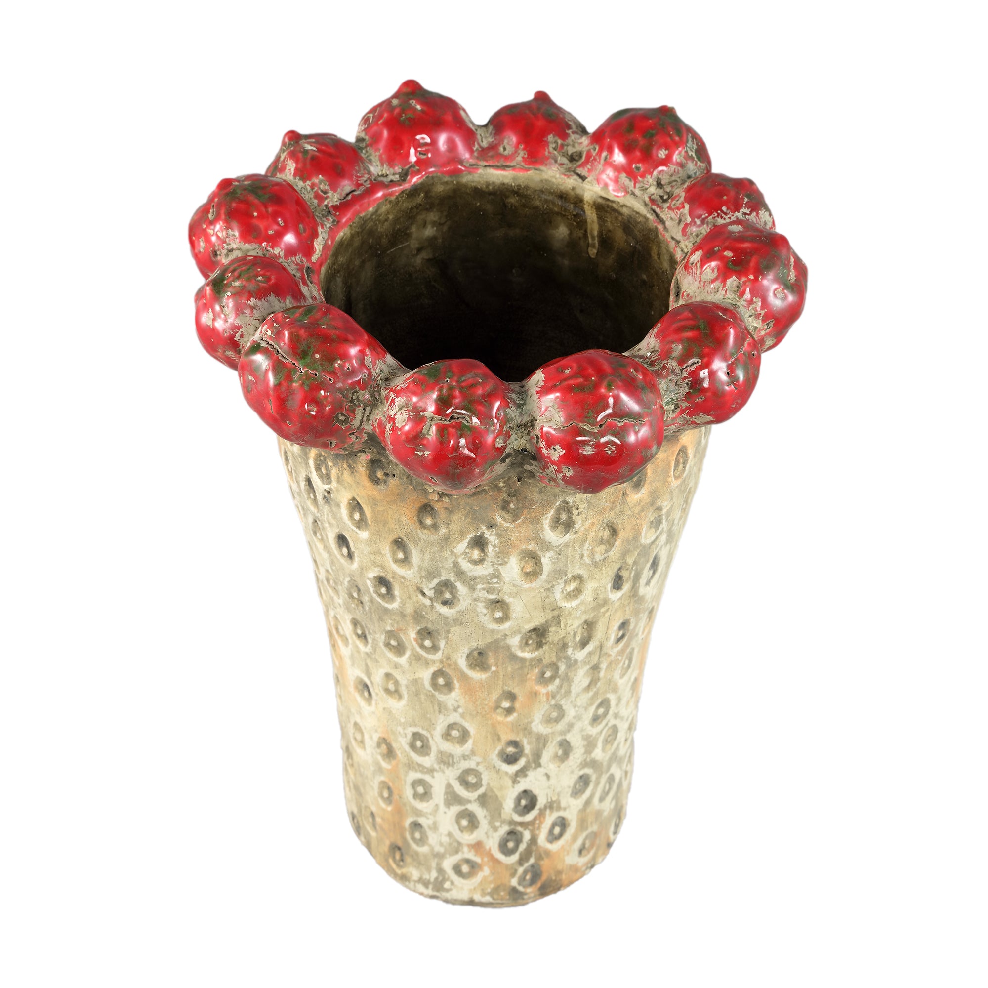 Fruitsy Pot en céramique - Rouge