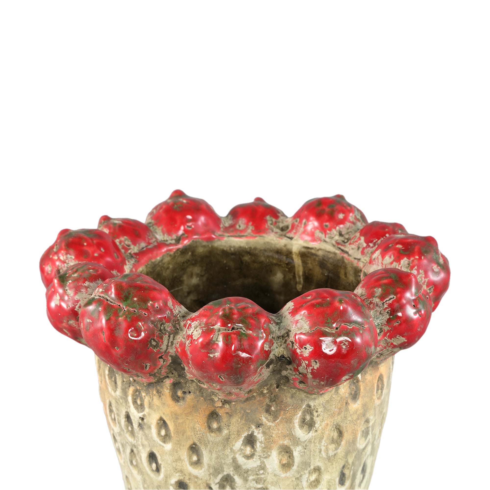Fruitsy Pot en céramique - Rouge