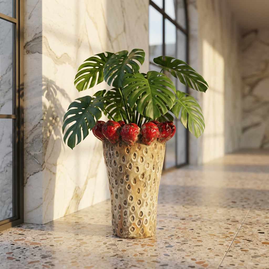 Fruitsy Pot en céramique - Rouge