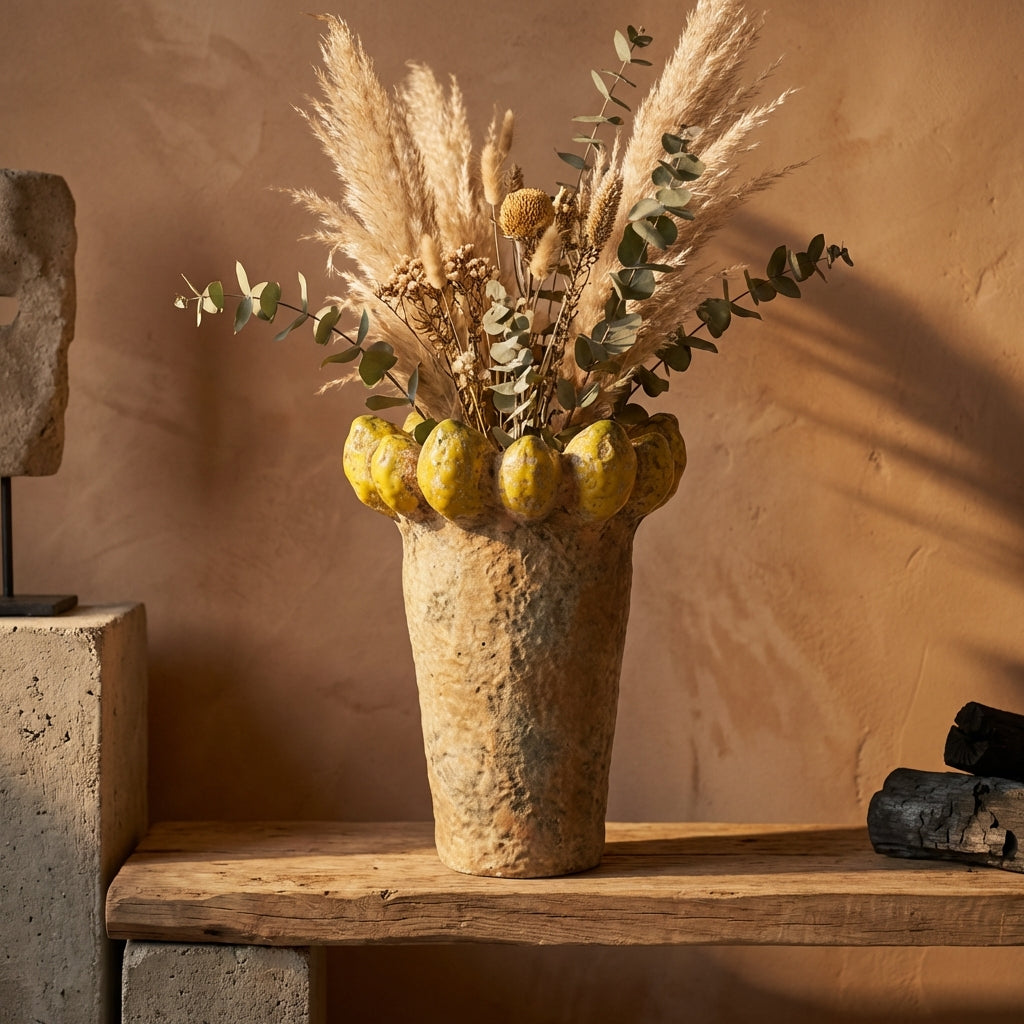 Fruitsy Pot en céramique - Jaune