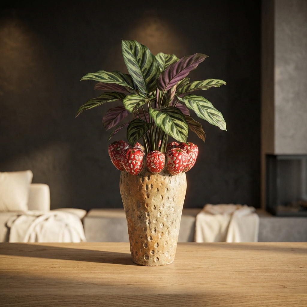 Fruitsy Pot en céramique - Rouge