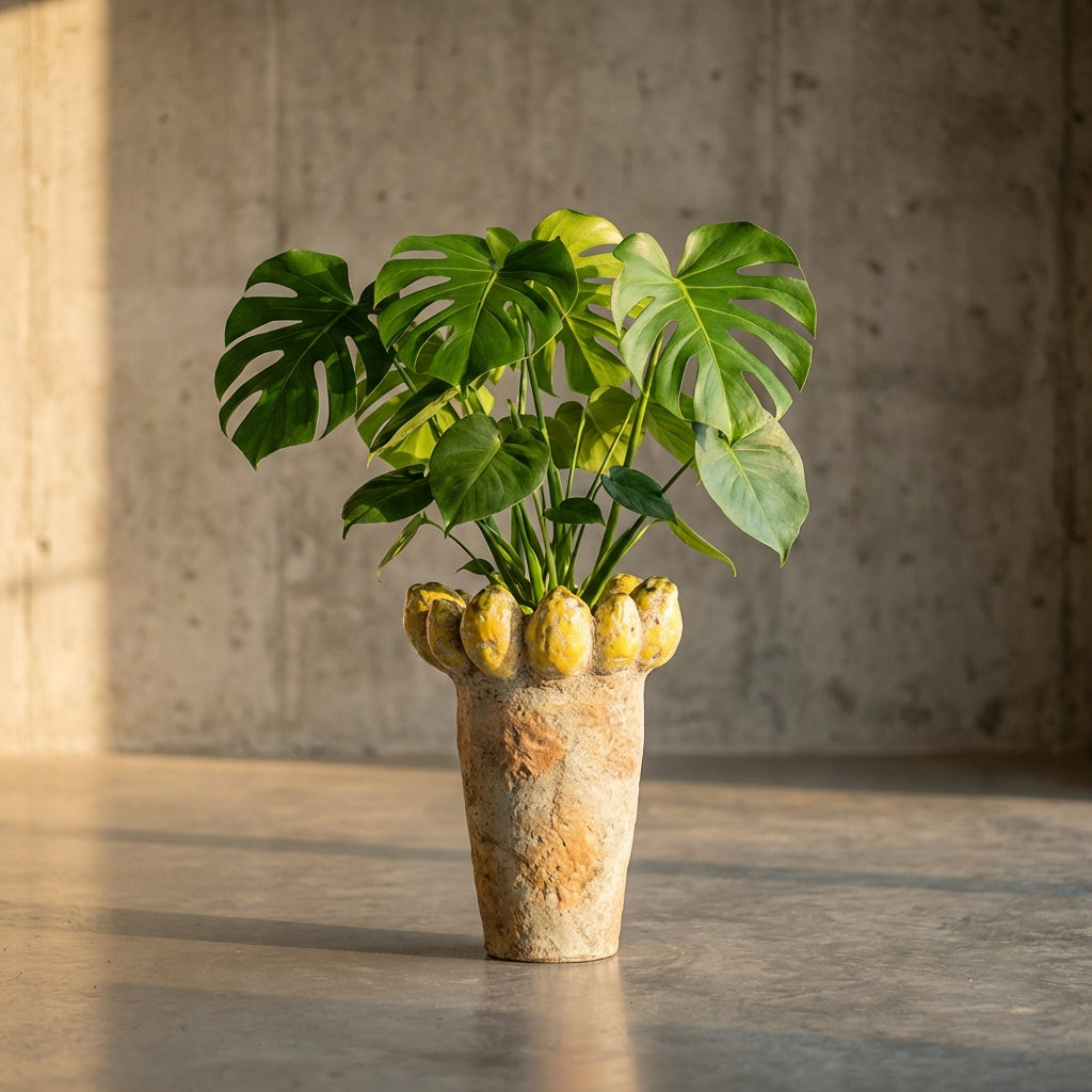 Fruitsy Pot en céramique - Jaune