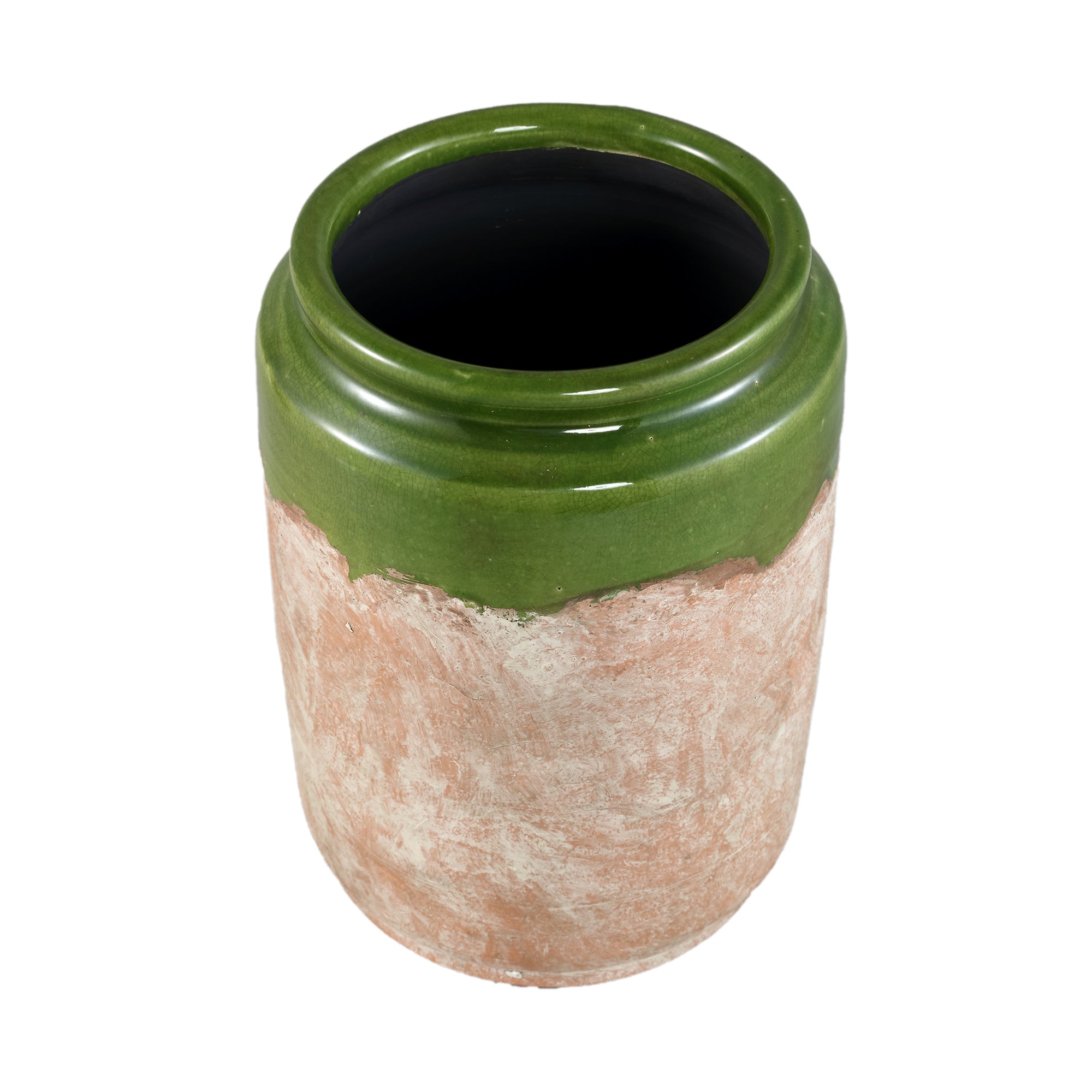 Breffni Pot en céramique - Vert