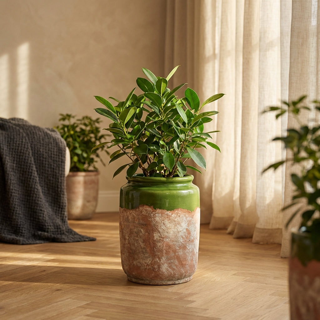 Breffni Pot en céramique - Vert