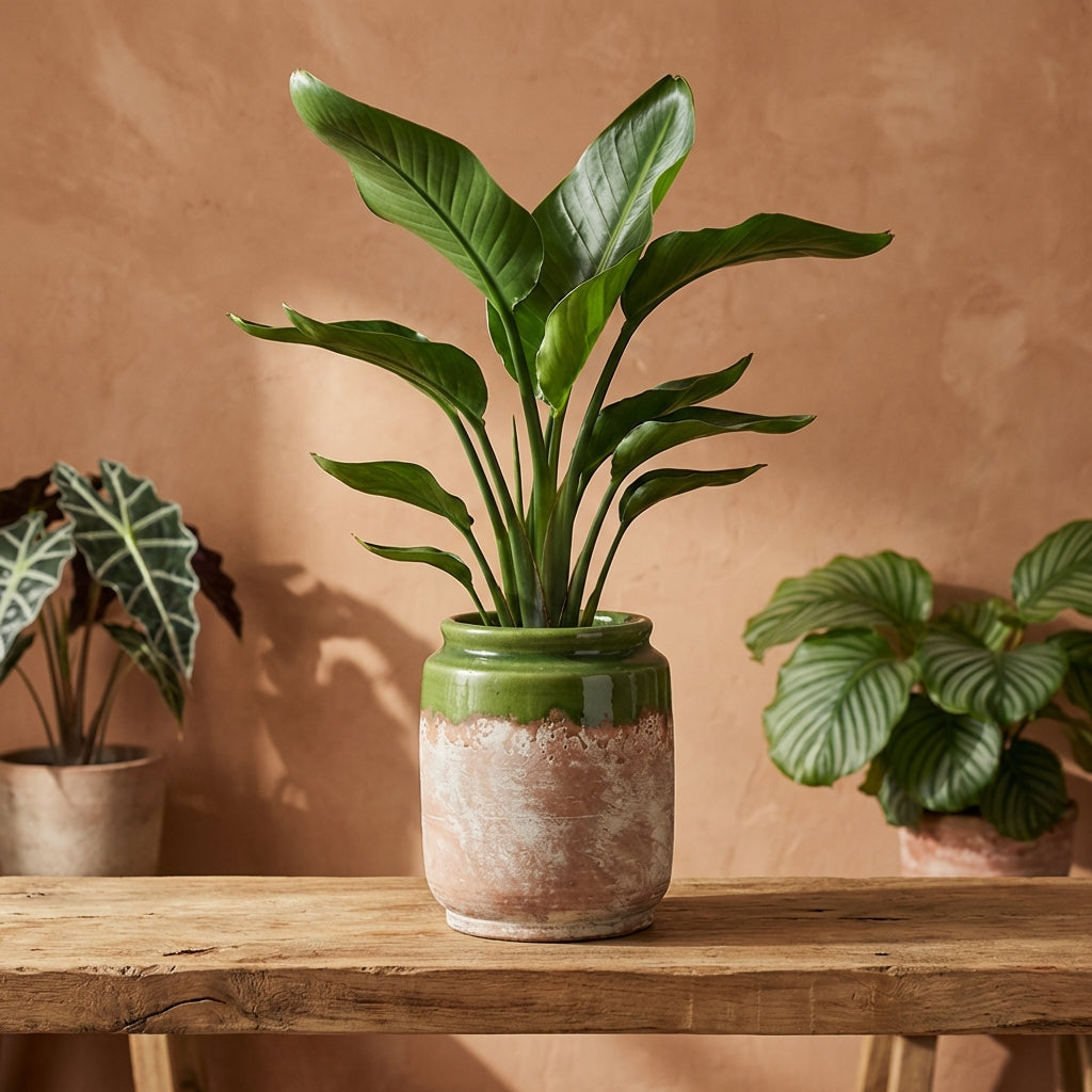 Breffni Pot en céramique - Vert