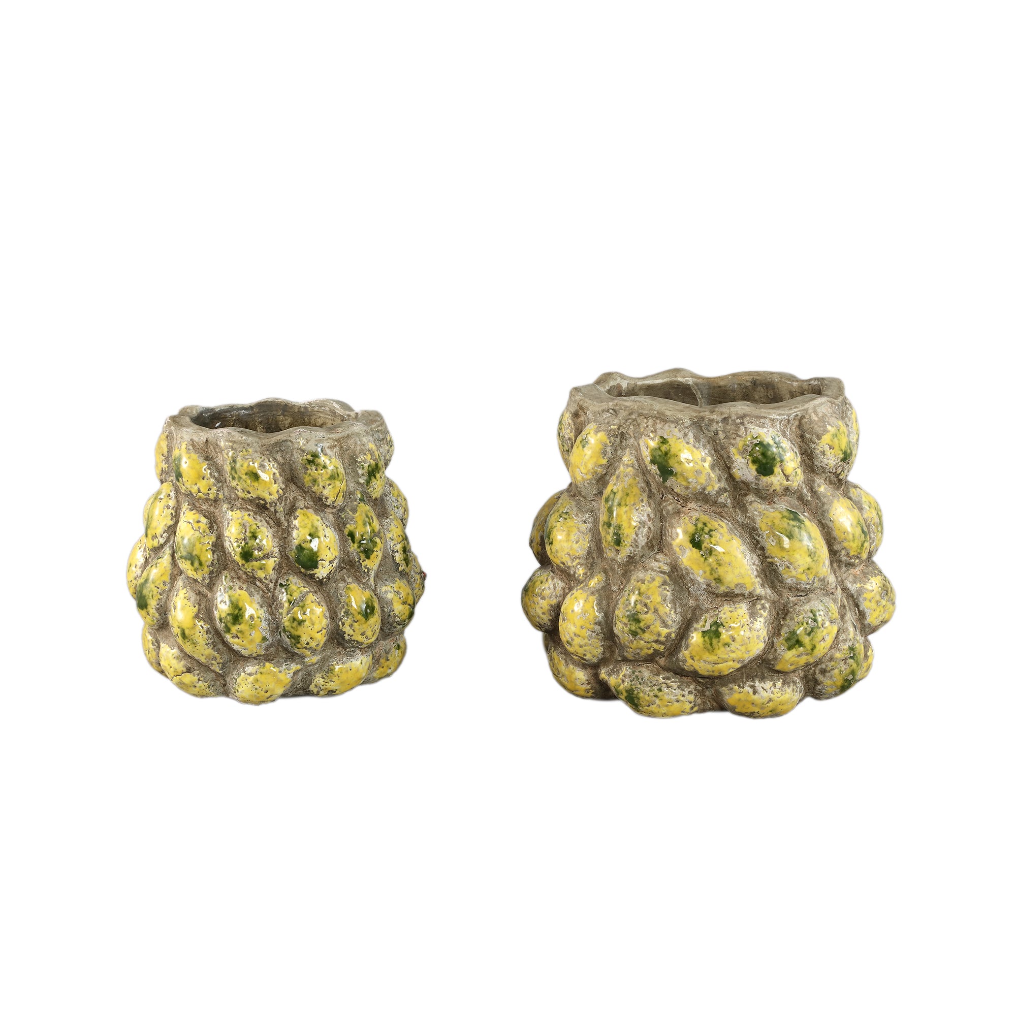 Fruitsy Pot en céramique - Jaune