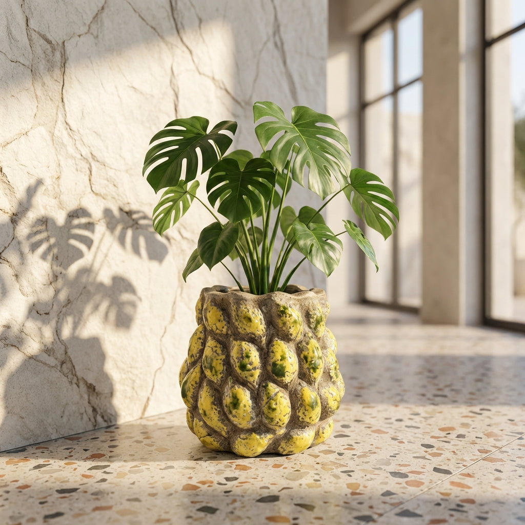 Fruitsy Pot en céramique - Jaune