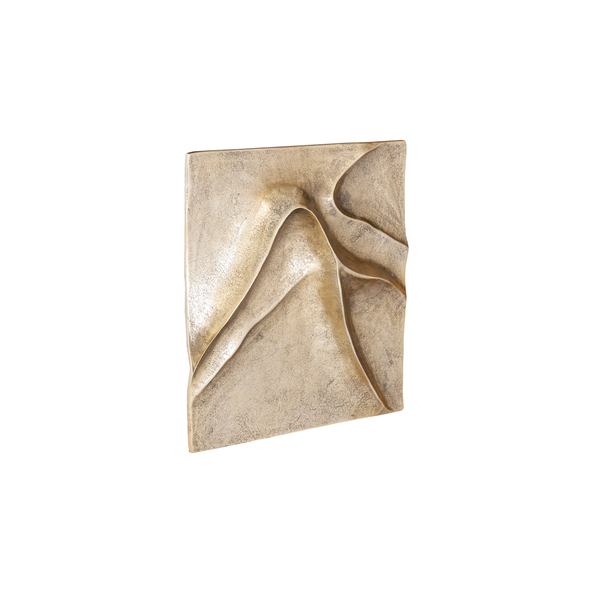 Gihan Gold casted alu wall panel wave lines S