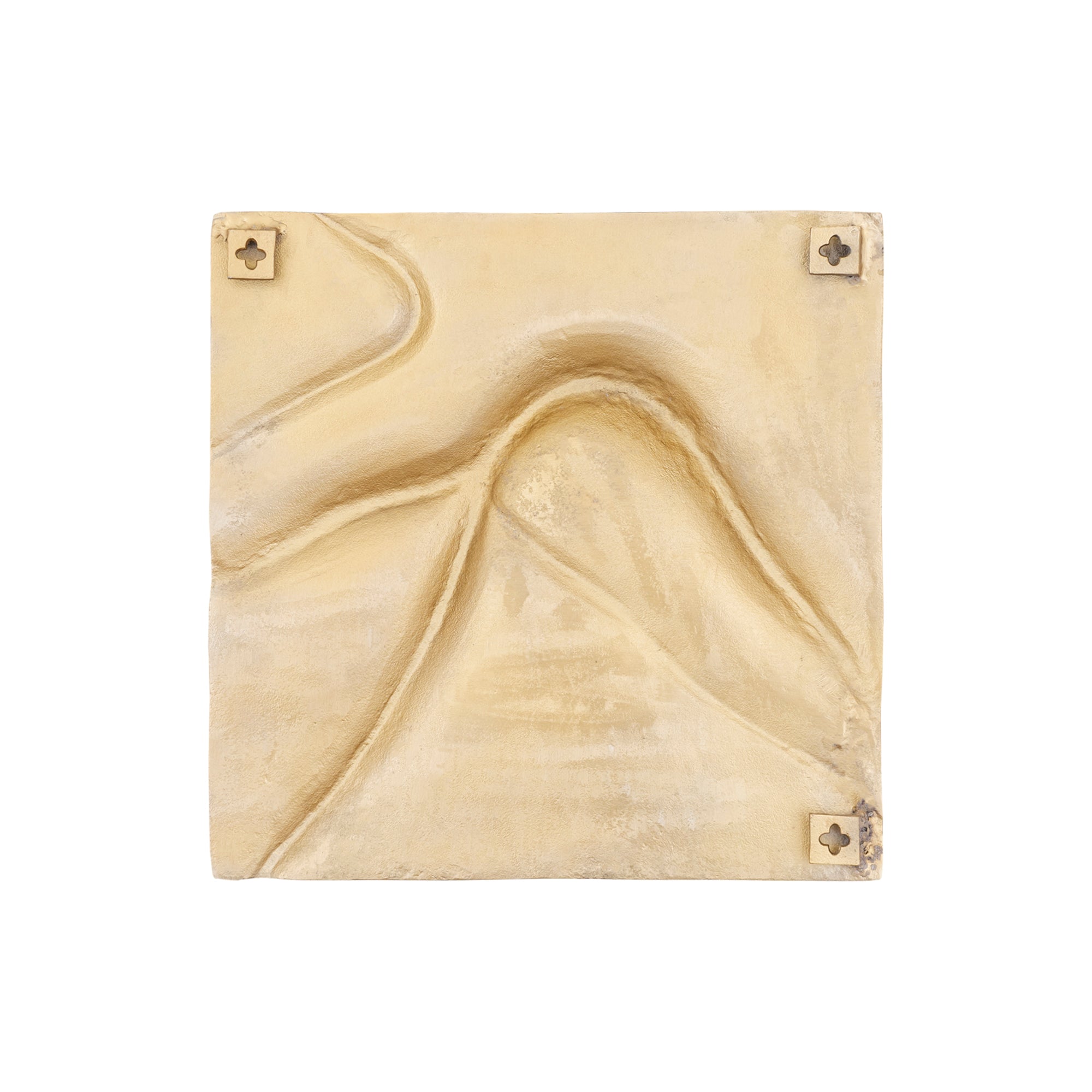 Gihan Gold casted alu wall panel wave lines M