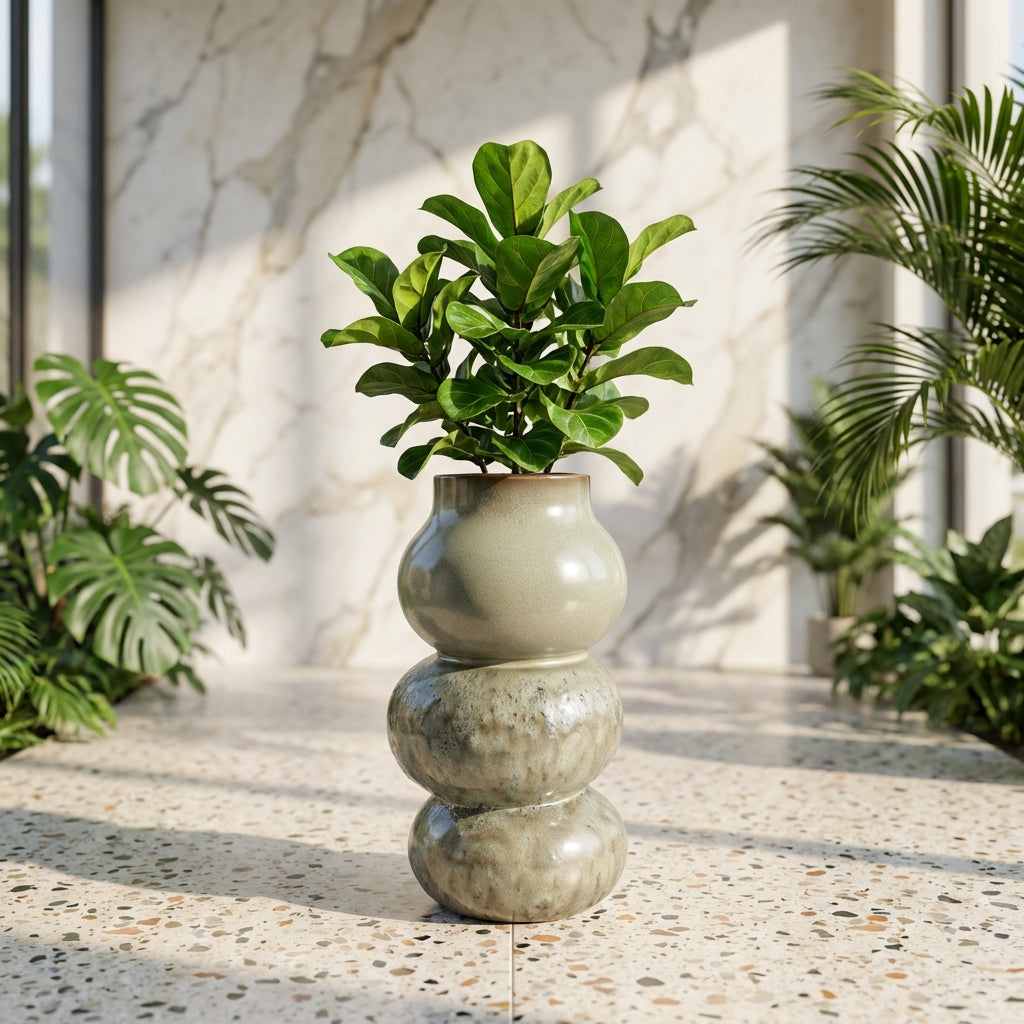 Concetta Pot en céramique - Vert