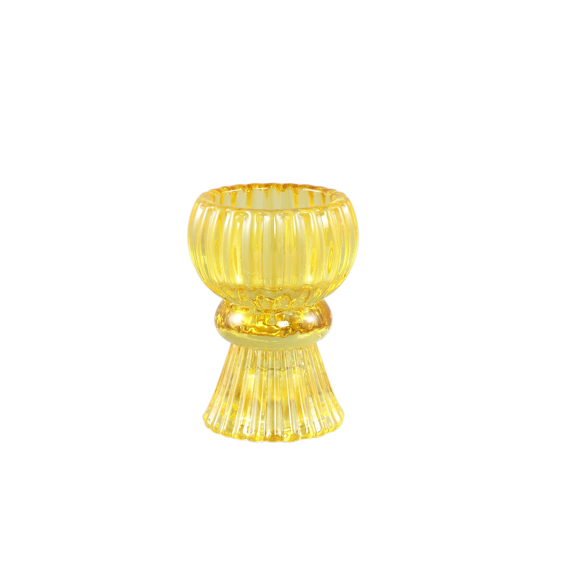Candidae Photophores en verre - Jaune