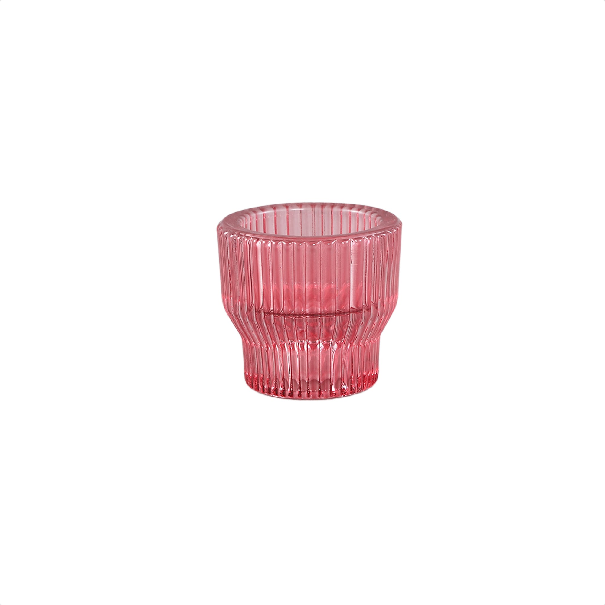 Nattiya Photophores en verre - Rose